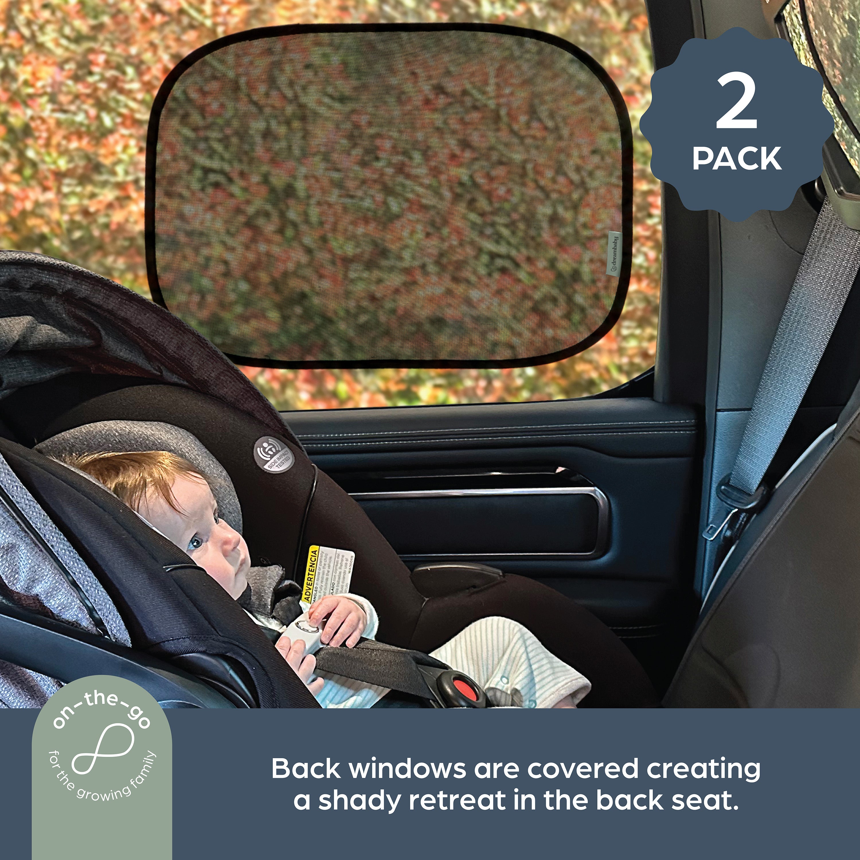 Insta-Cling® Car Shades, 2 Pack