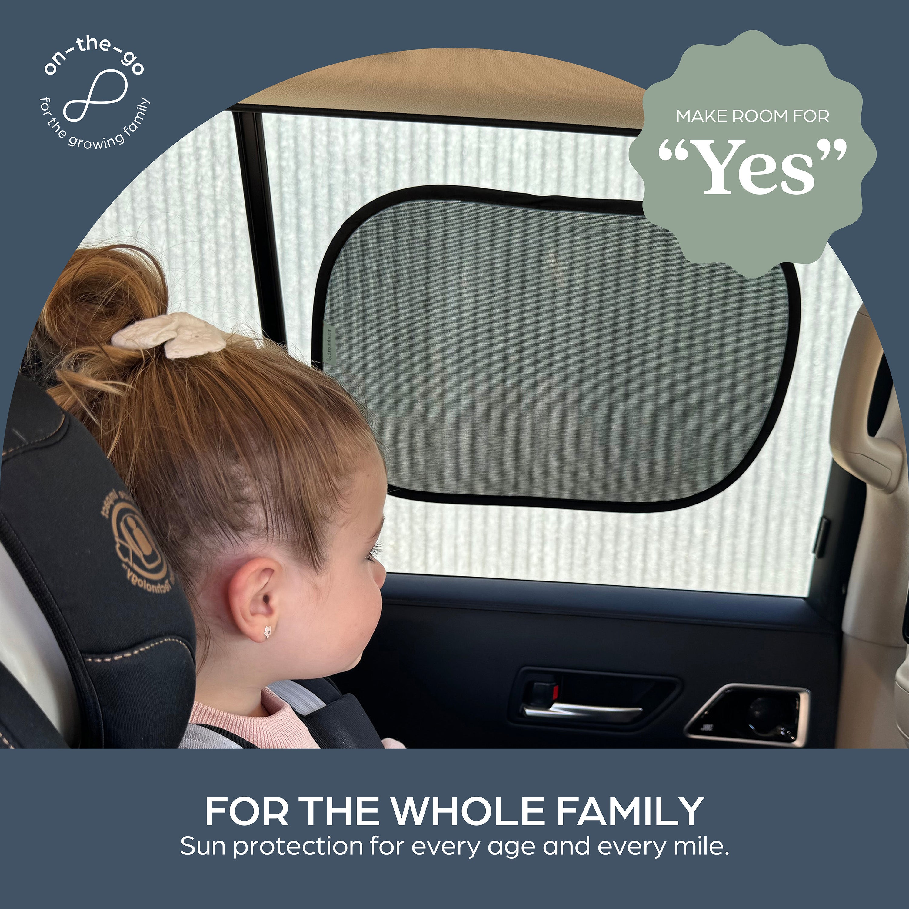 Insta-Cling¨ Car Shades 2 Pack Black