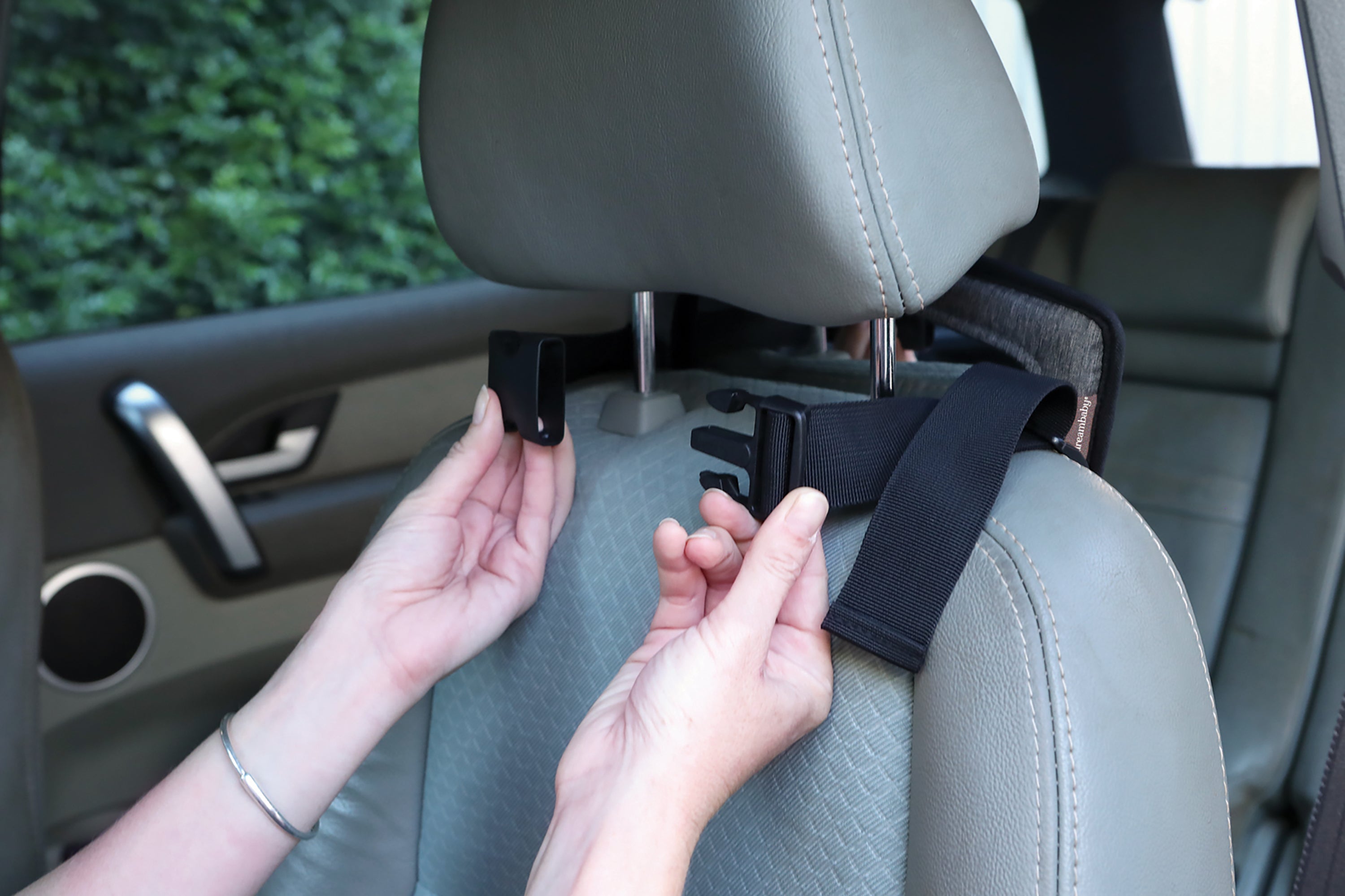 Backseat Mirror With Ipad Holder