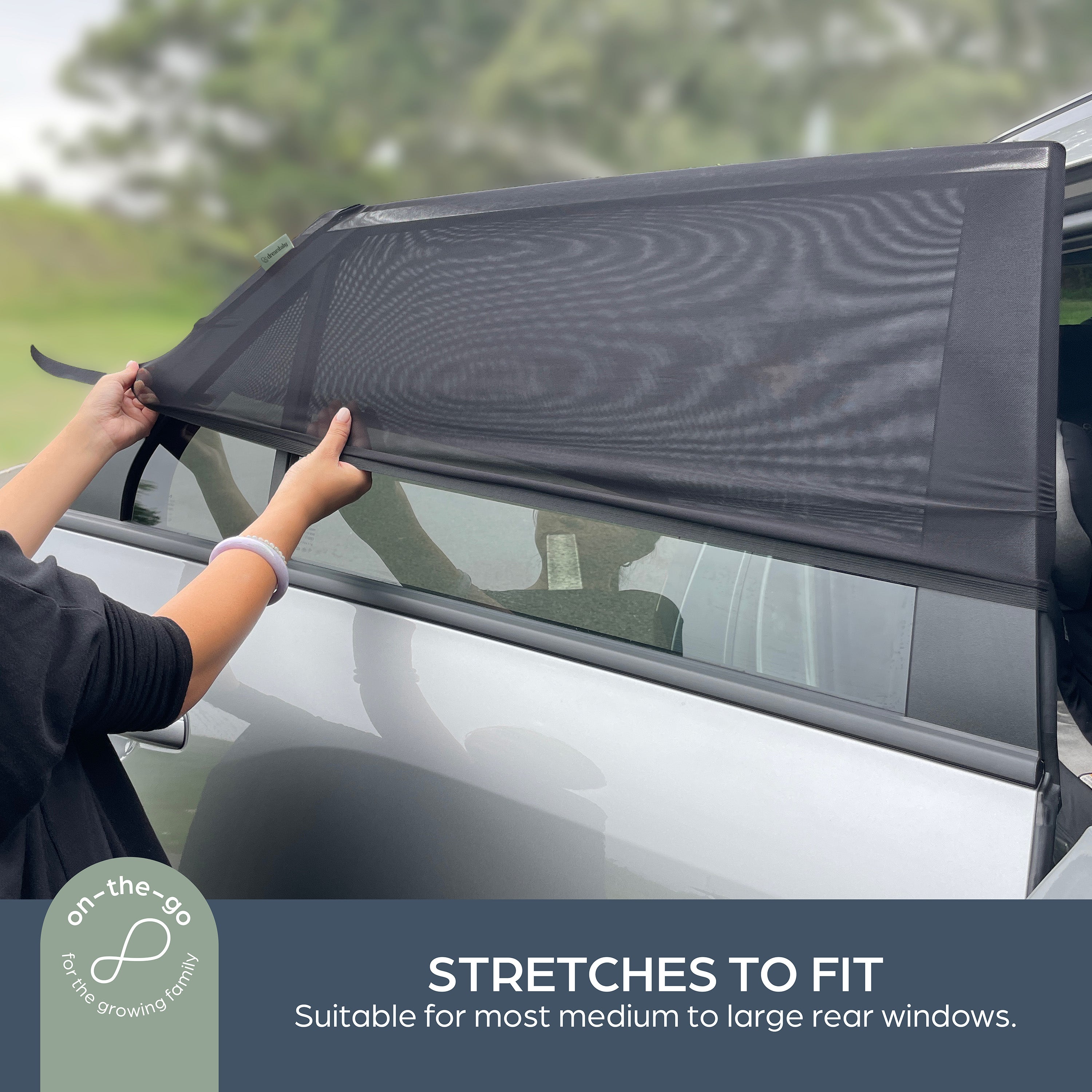 Fit Over Car Window Shade - 2 Pack