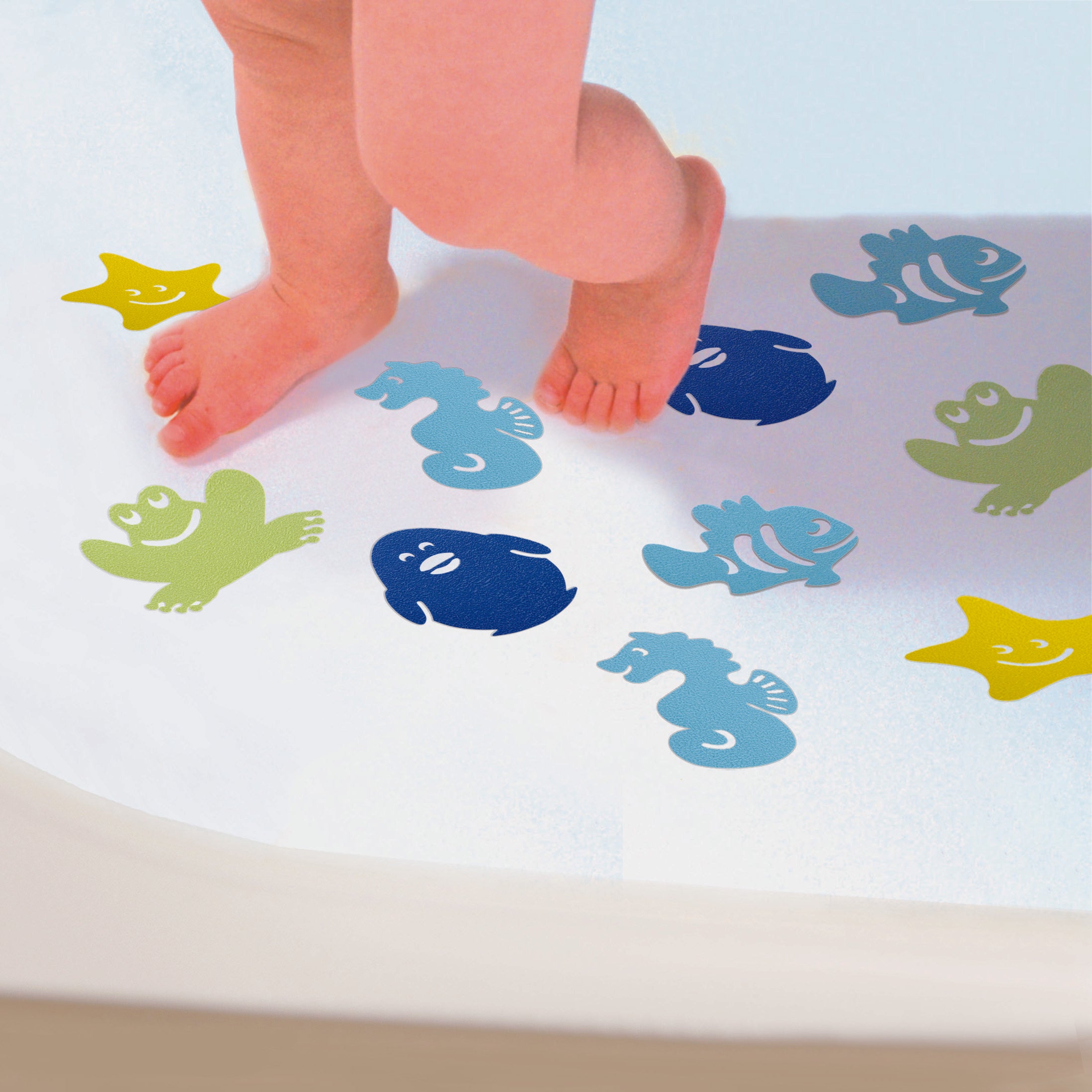 Watch-Your-Step® Anti-Slip Bath Mats 10Pk