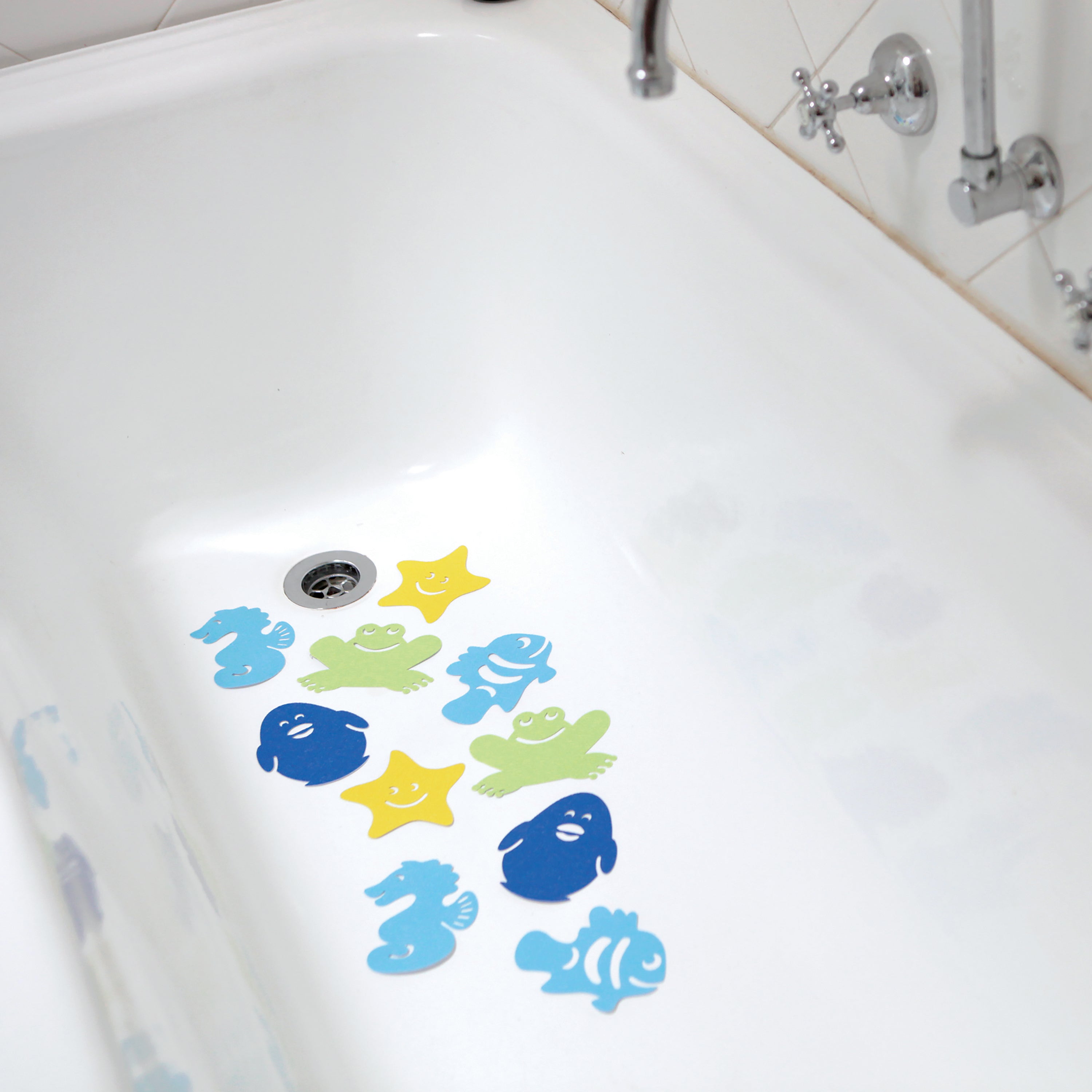Watch-Your-Step¨ Anti-Slip Bath Mats 10Pk