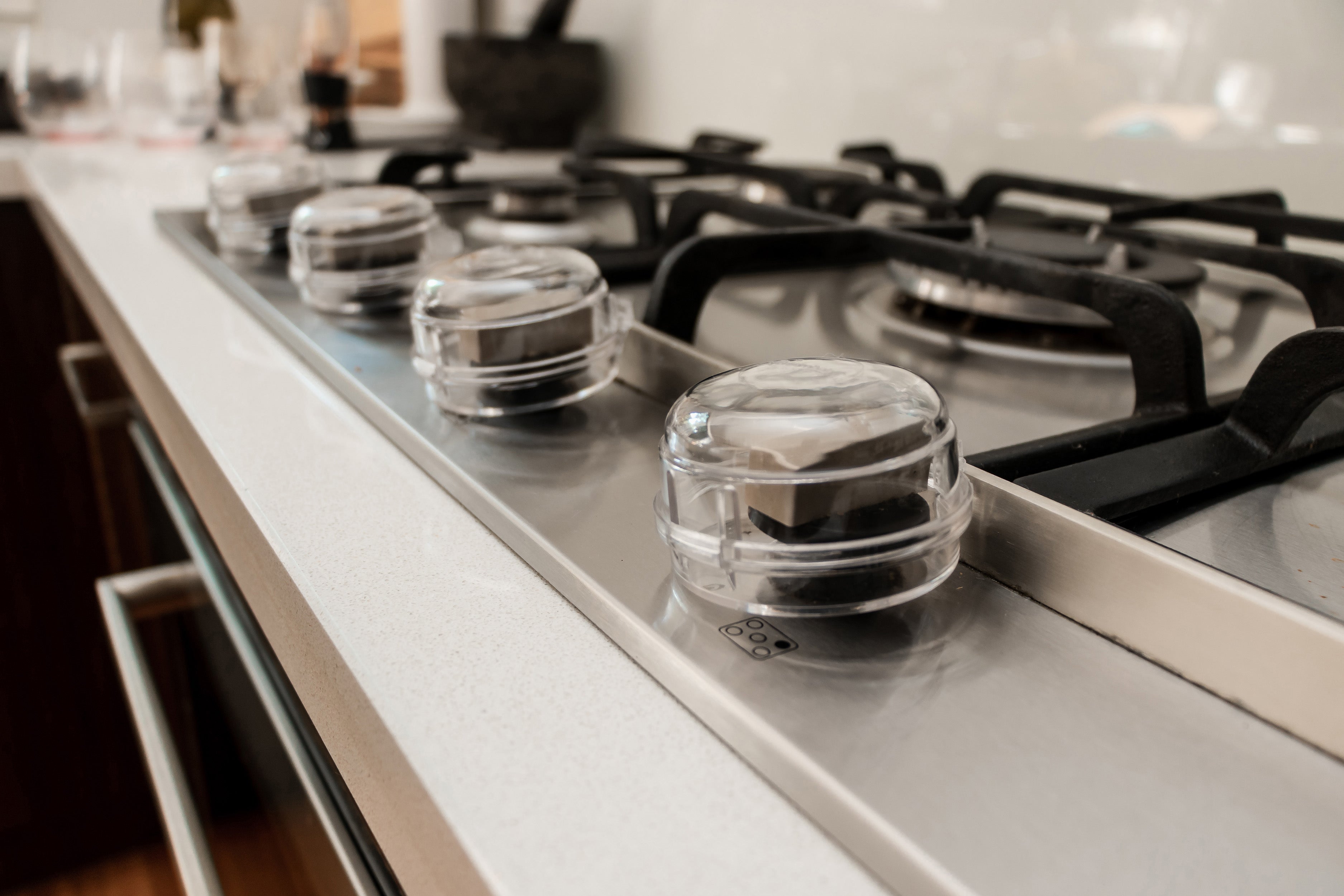 Stove And Oven Knob Covers - 5 Pack