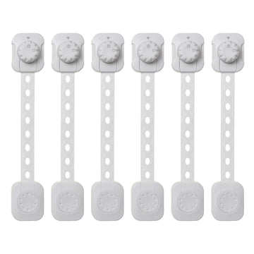 Twist 'N Lock Multi-Purpose Latch 6Pk White