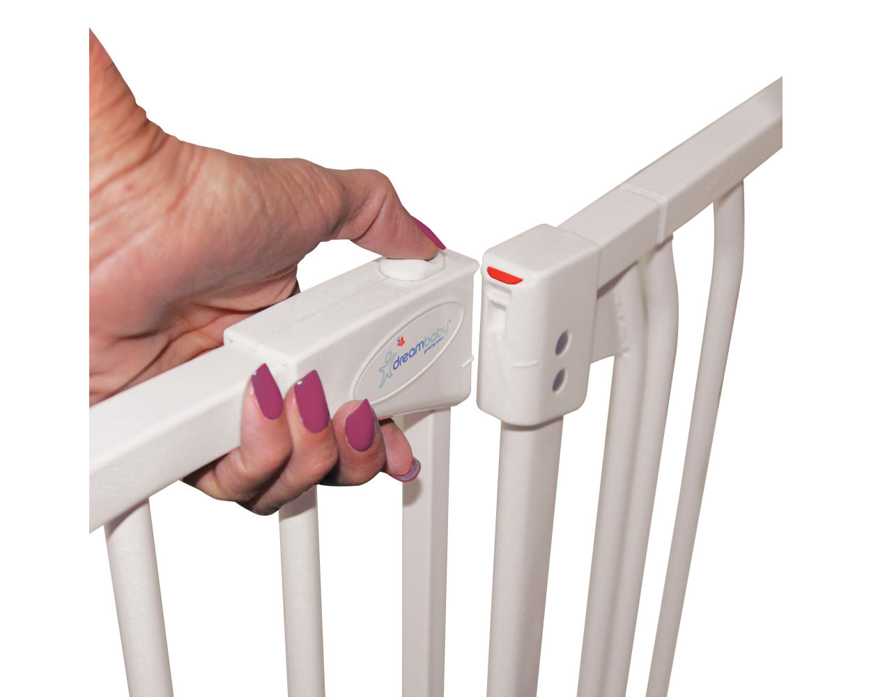 Chelsea White Safety Gate & Extension Set (2 Gates 2 Extensions)