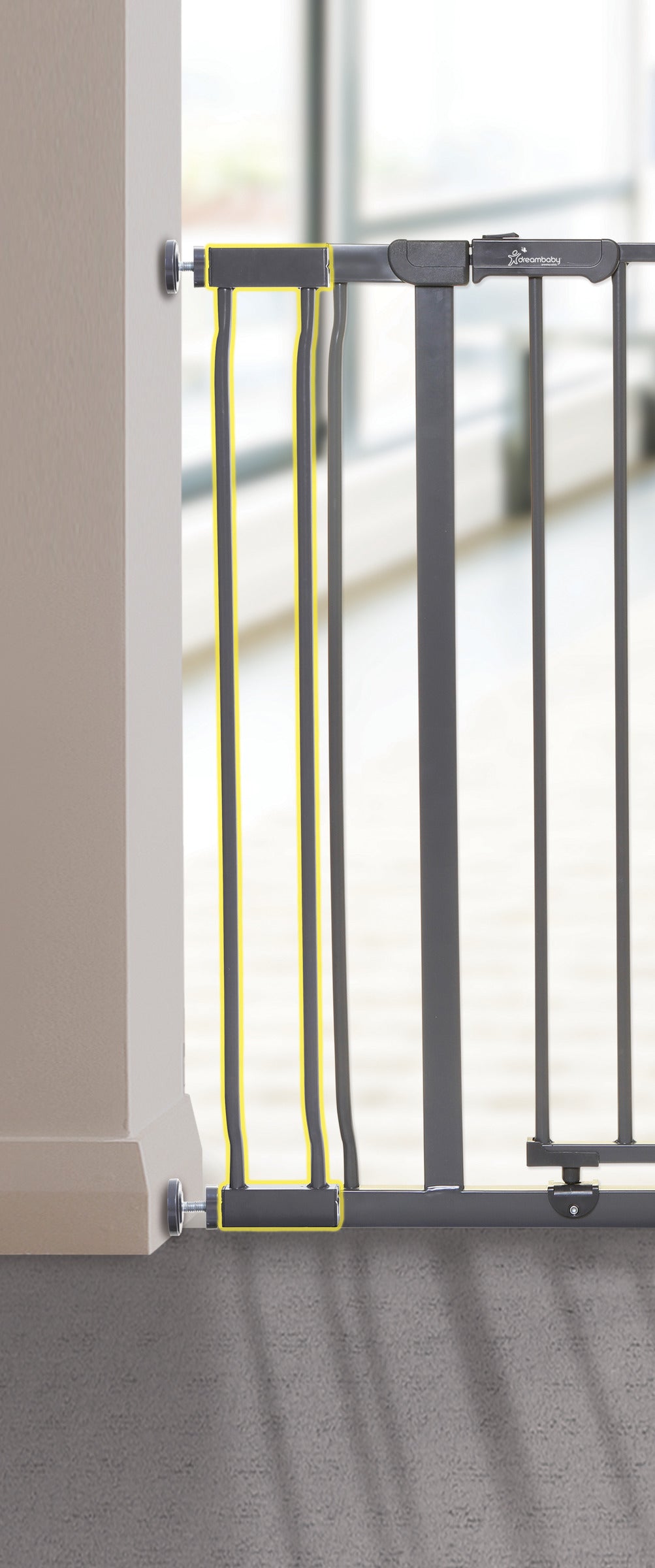 Liberty & Ava Gate Extension (9cm) - Charcoal