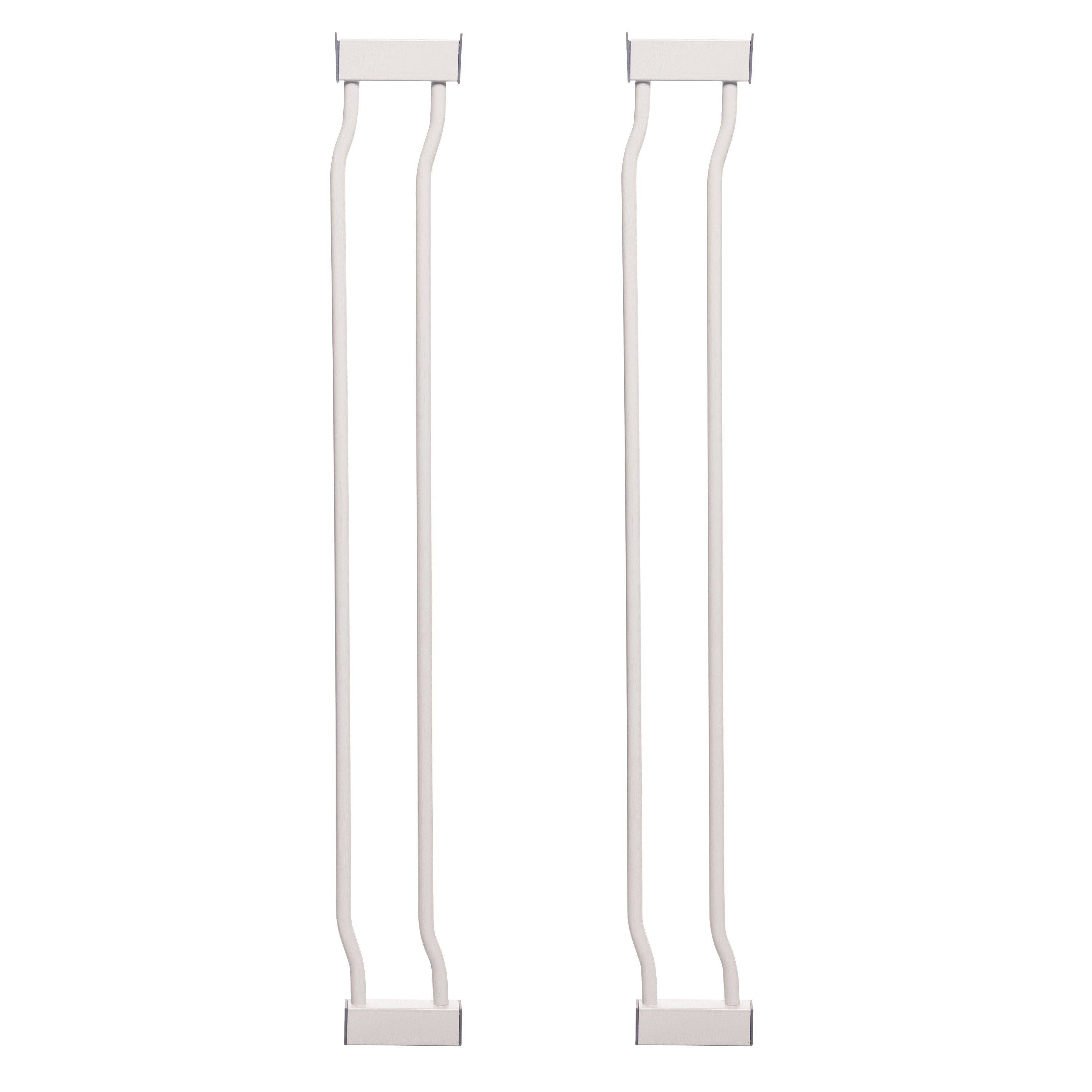 Liberty 9cm Gate Extensions – White, 2 Pack