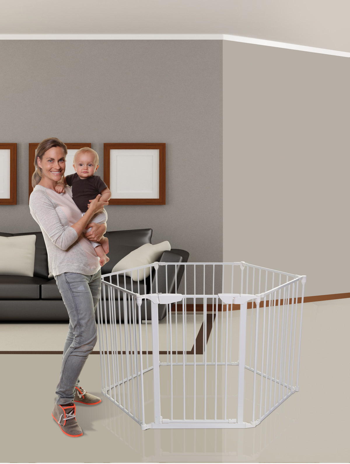 Mayfair Converta® 3 in 1 Play-Pen Gate - White