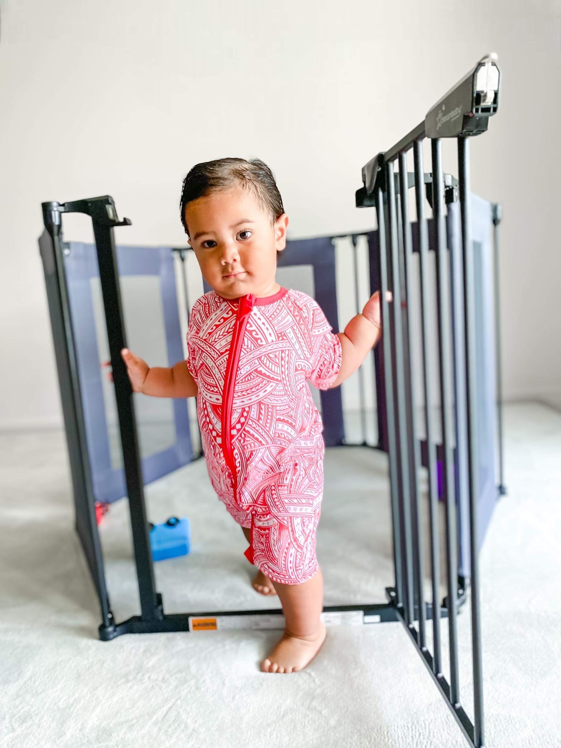 Brooklyn Converta® Play-Pen Gate with Mesh Sides and EZ-Check® Indicator