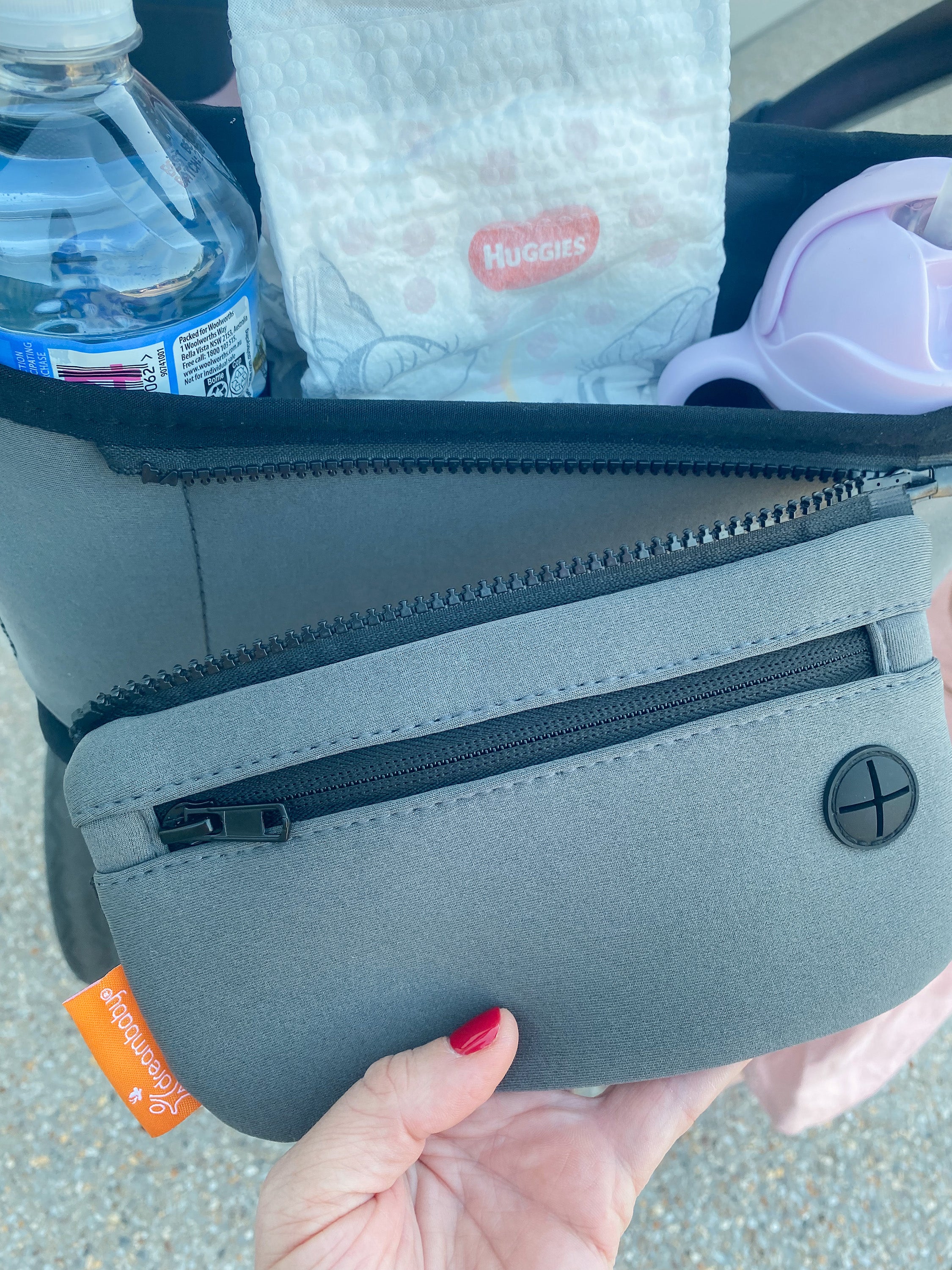 Strollerbuddy Ezy-Reach Organizer Slate Grey