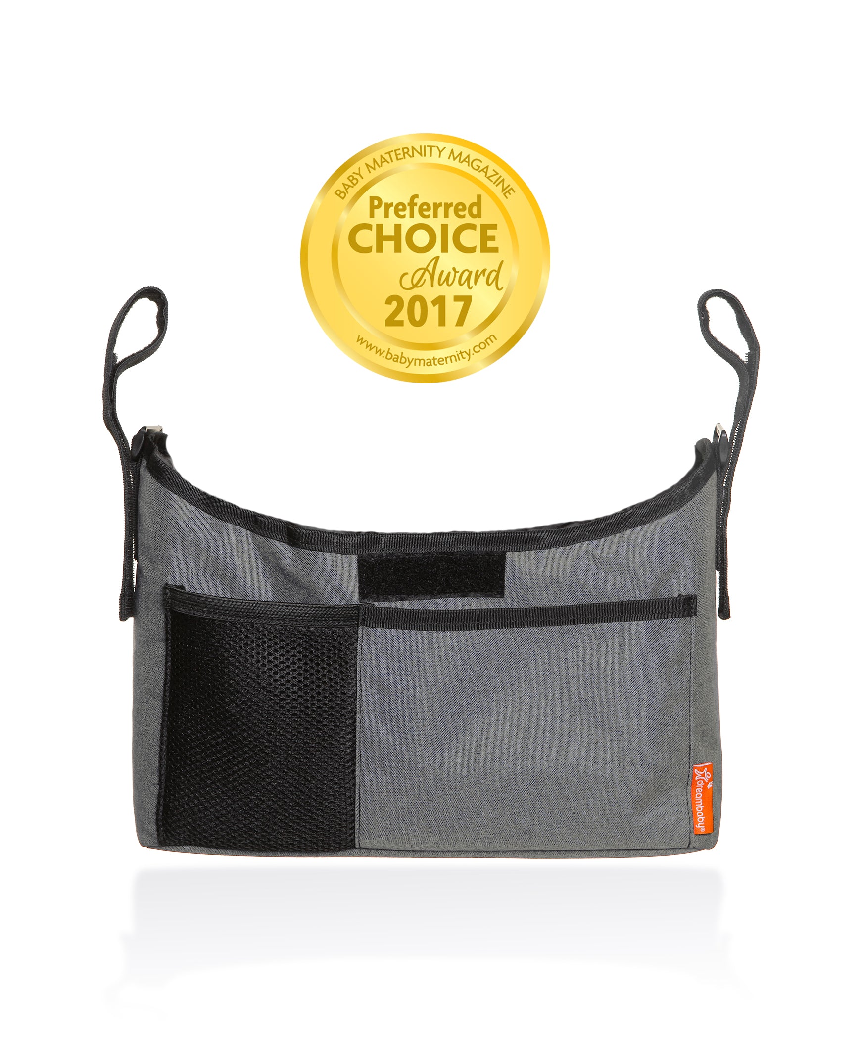 Strollerbuddy®  On-The-Go Bag - Grey Denim
