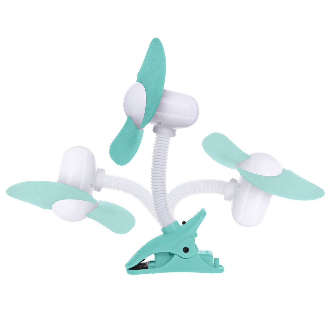 Ezy-Fit Clip-On Fan, Aqua