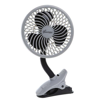 Ezy-Fit Deluxe Clip-On Fan - Black & Grey Boxed