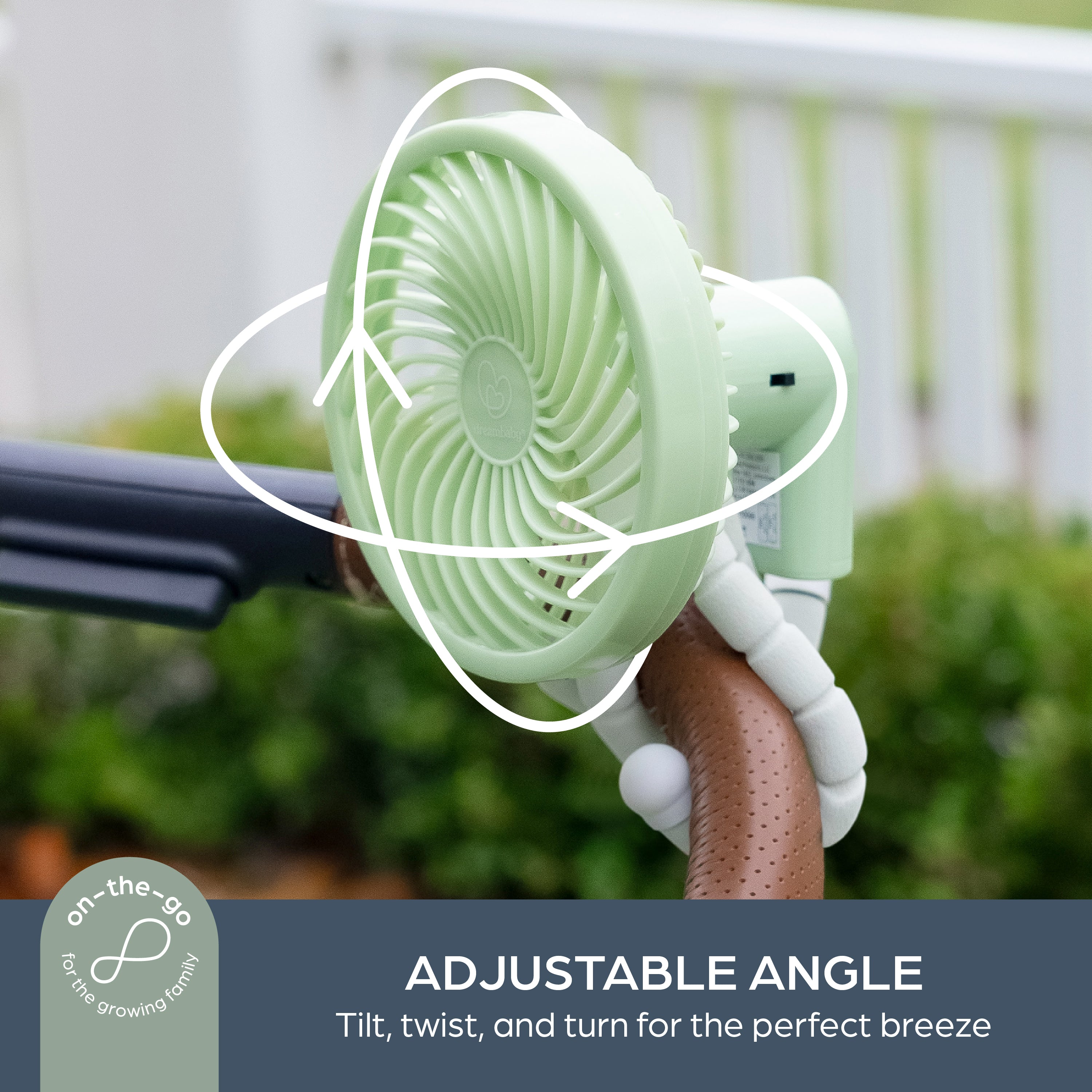 Smart Grip Deluxe Fan - Mint