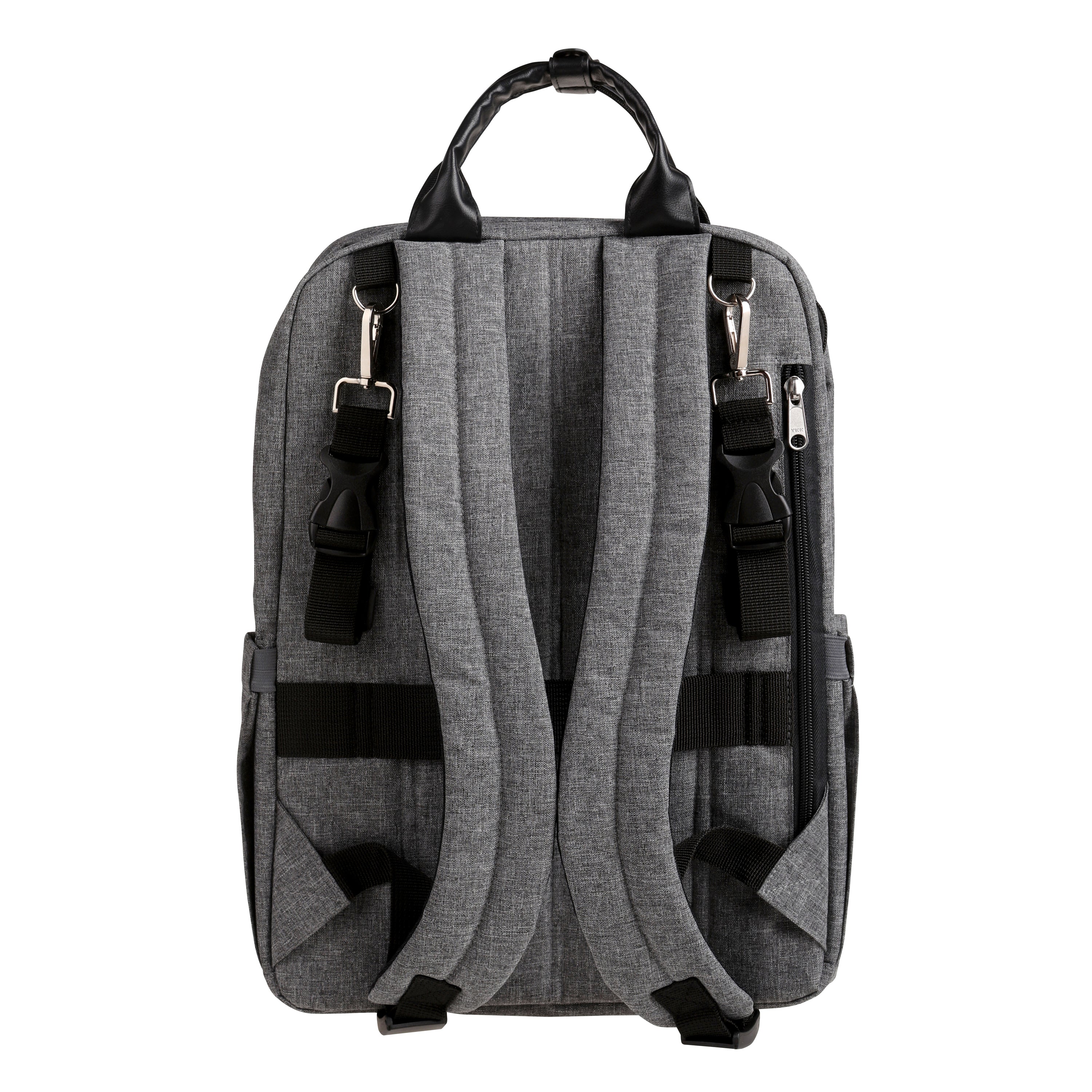 Carry-All Nappy Backpack - Grey Pocket