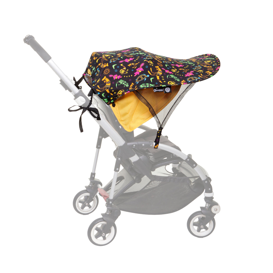 Large Strollerbuddy® Extenda-Shade® – Animal Pattern