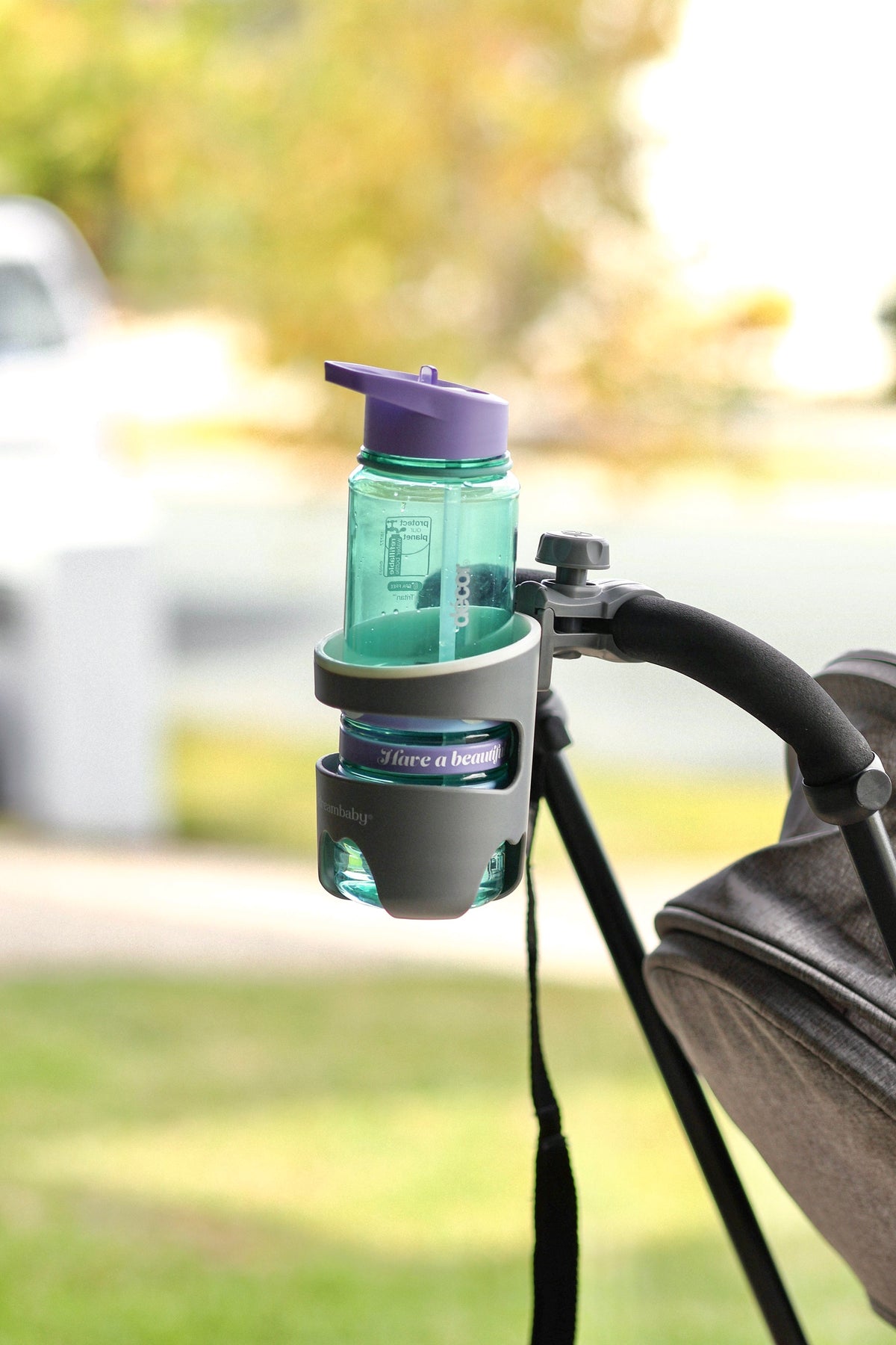 Strollerbuddy Drink Holder - Grey