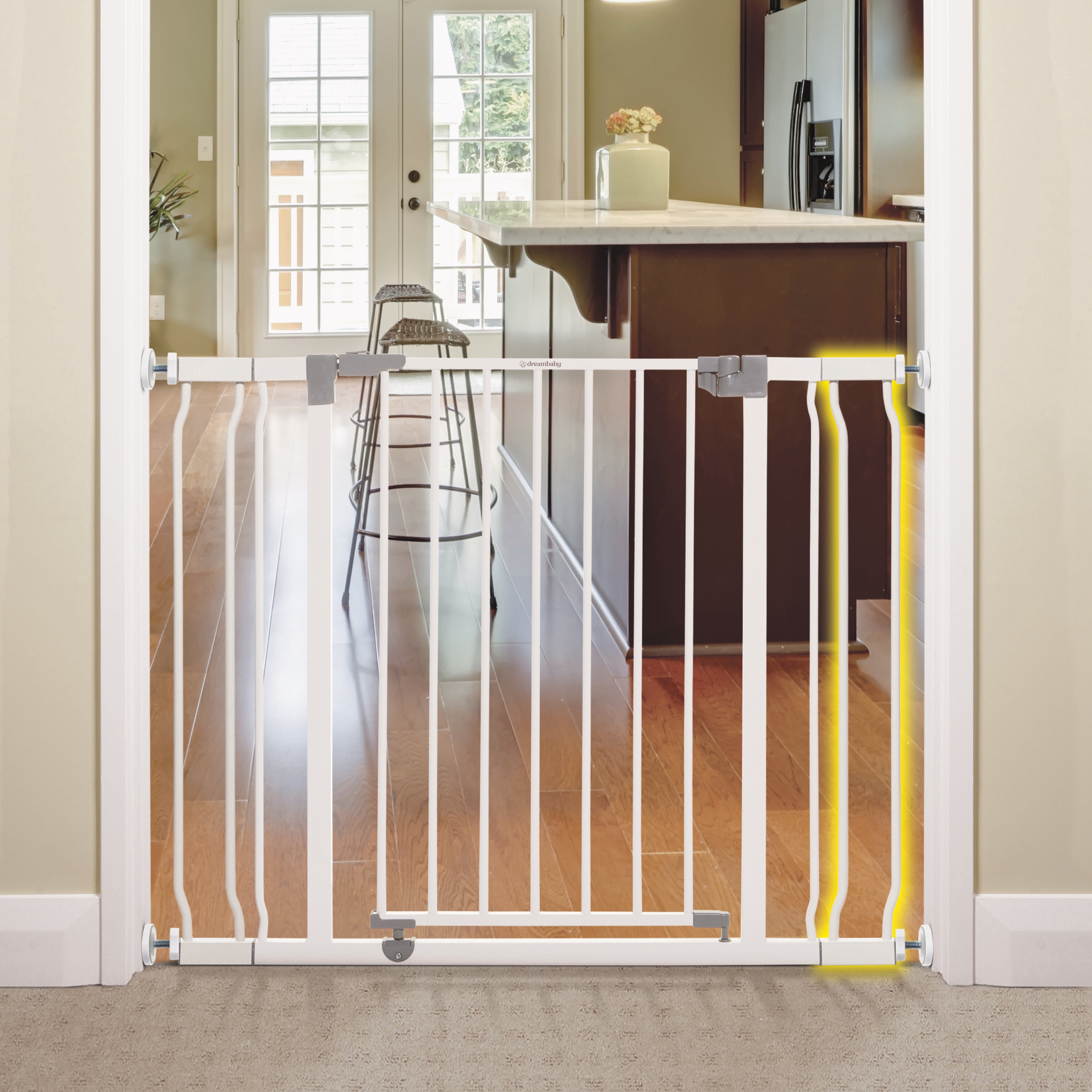 Liberty 9cm Gate Extensions – White, 2 Pack