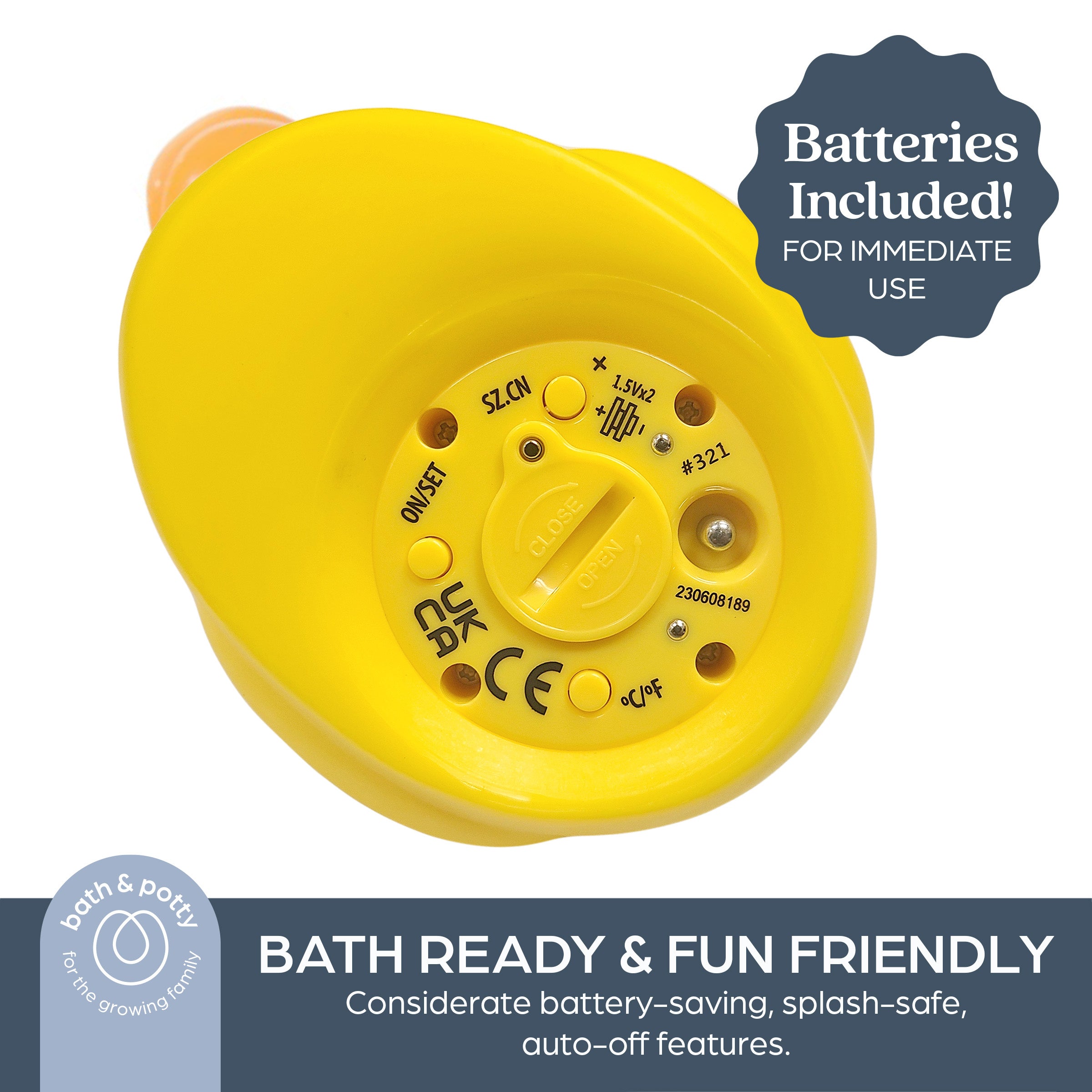 Room & Bath Thermometer - Duck