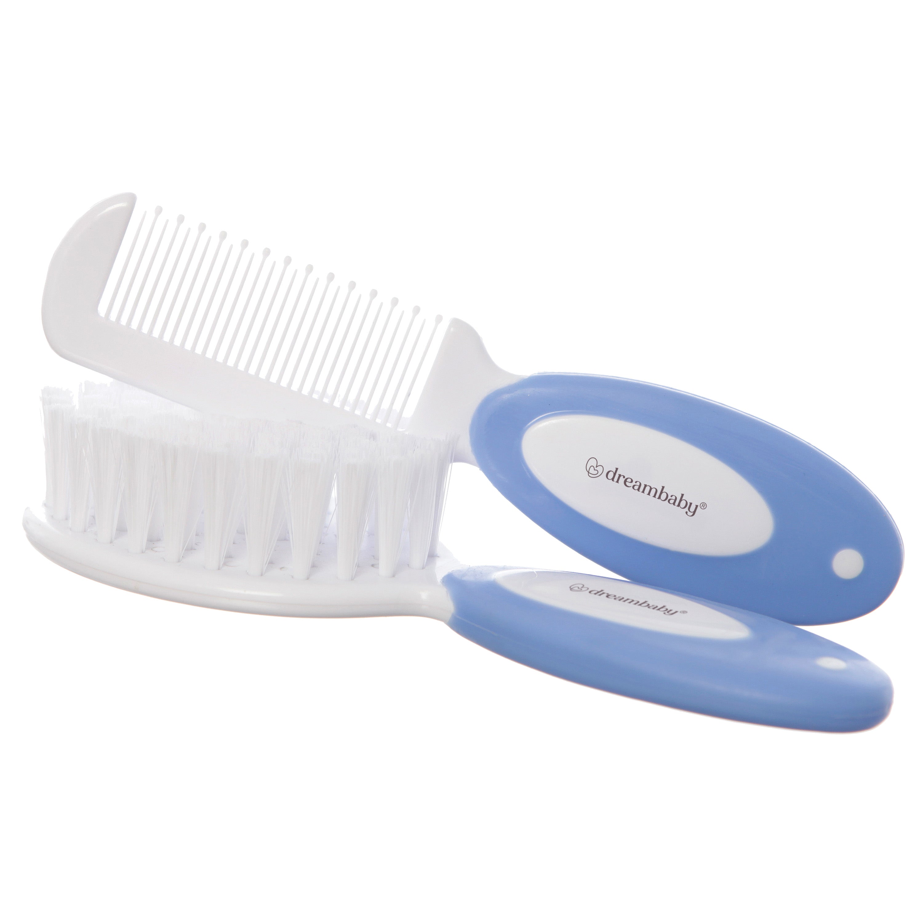 Blue Deluxe Brush & Comb Set