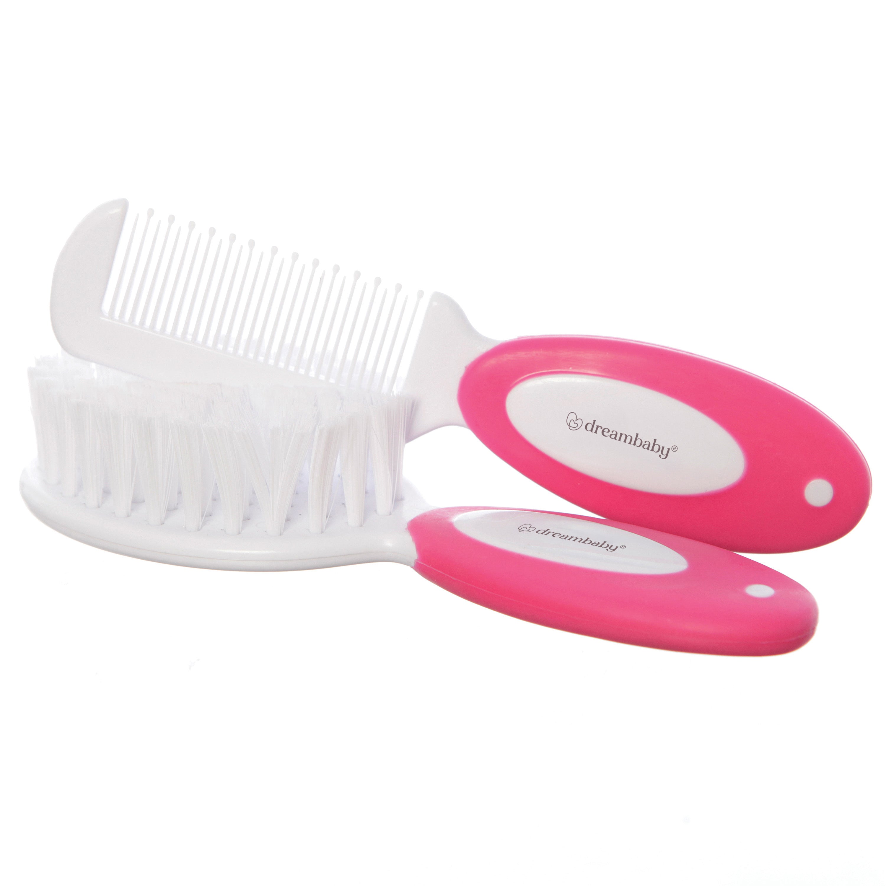 Pink Deluxe Brush & Comb Set