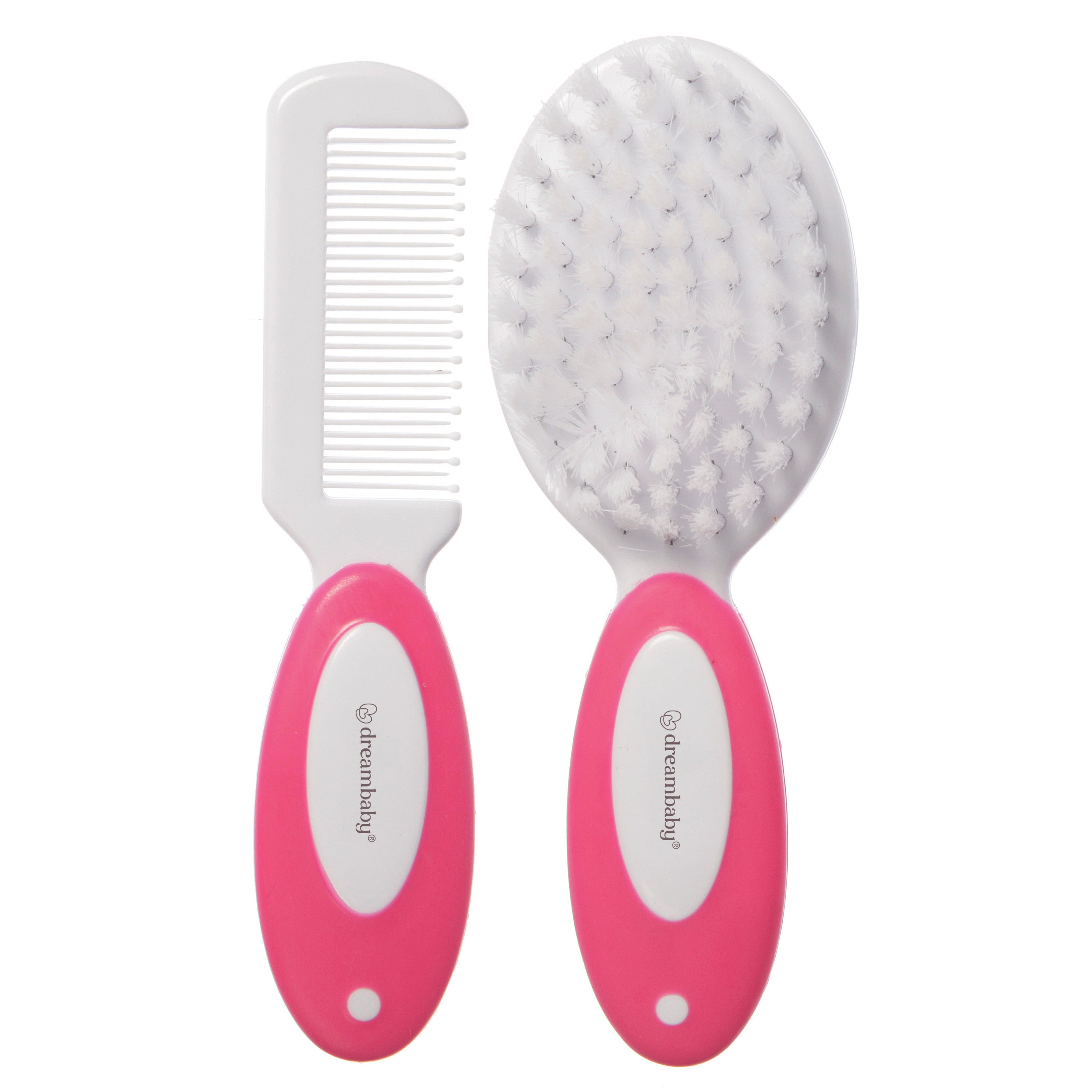 Deluxe Brush & Comb Set - Pink