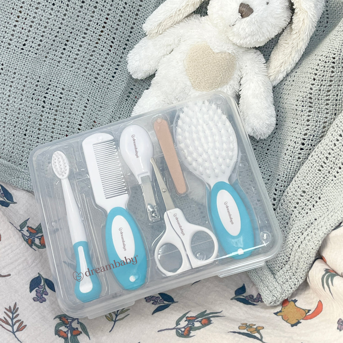Essential Grooming Kit - 10 Piece, Aqua