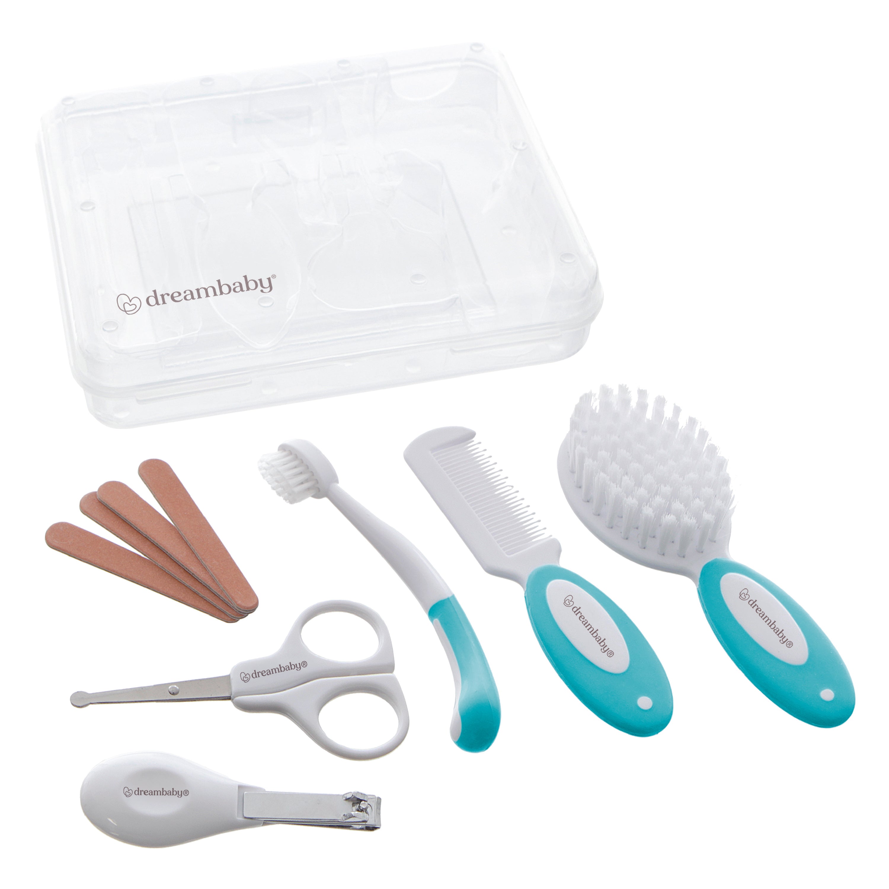 Essential Grooming Kit - 10 Piece, Aqua