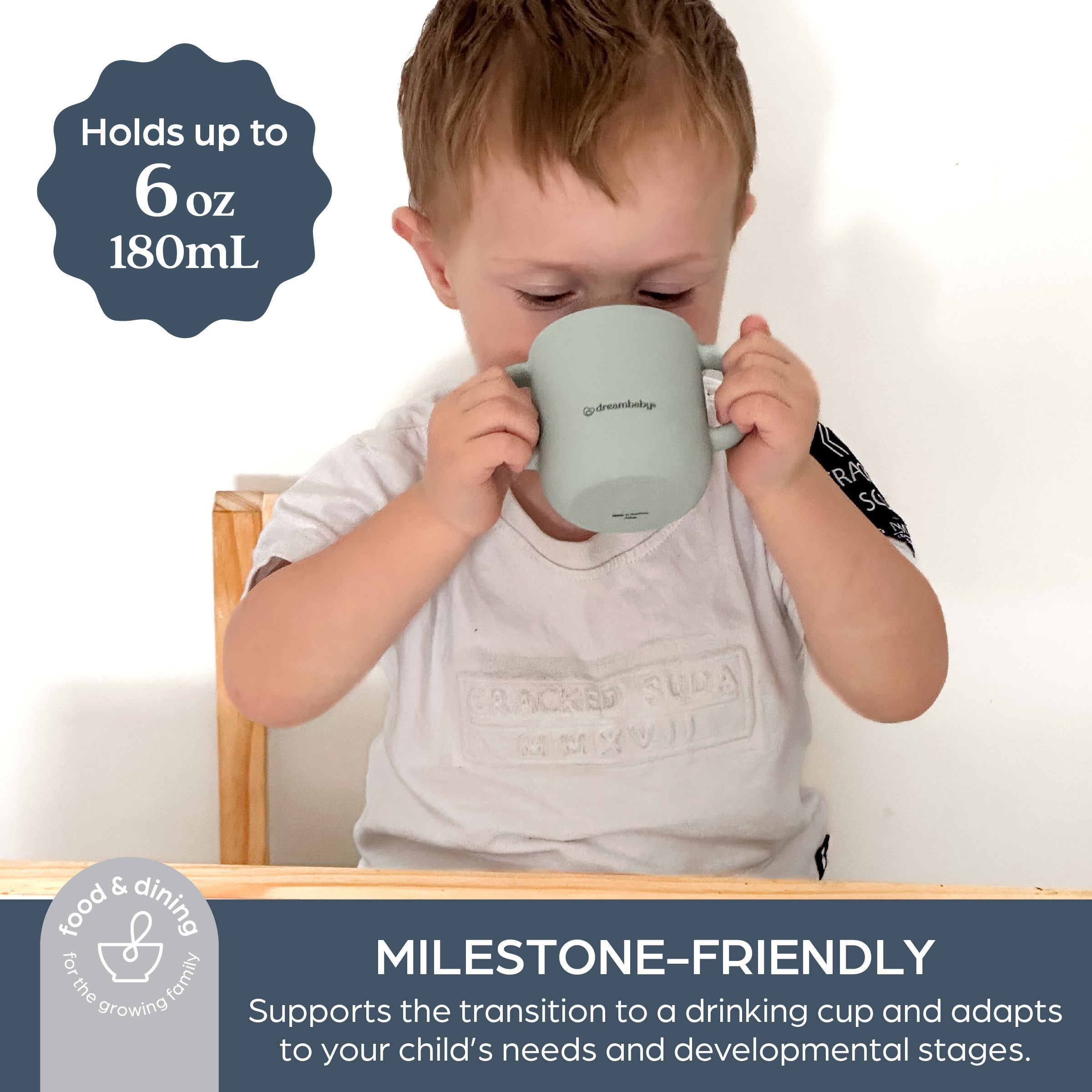 3-in-1 Drink And Snack Cup - Seafoam