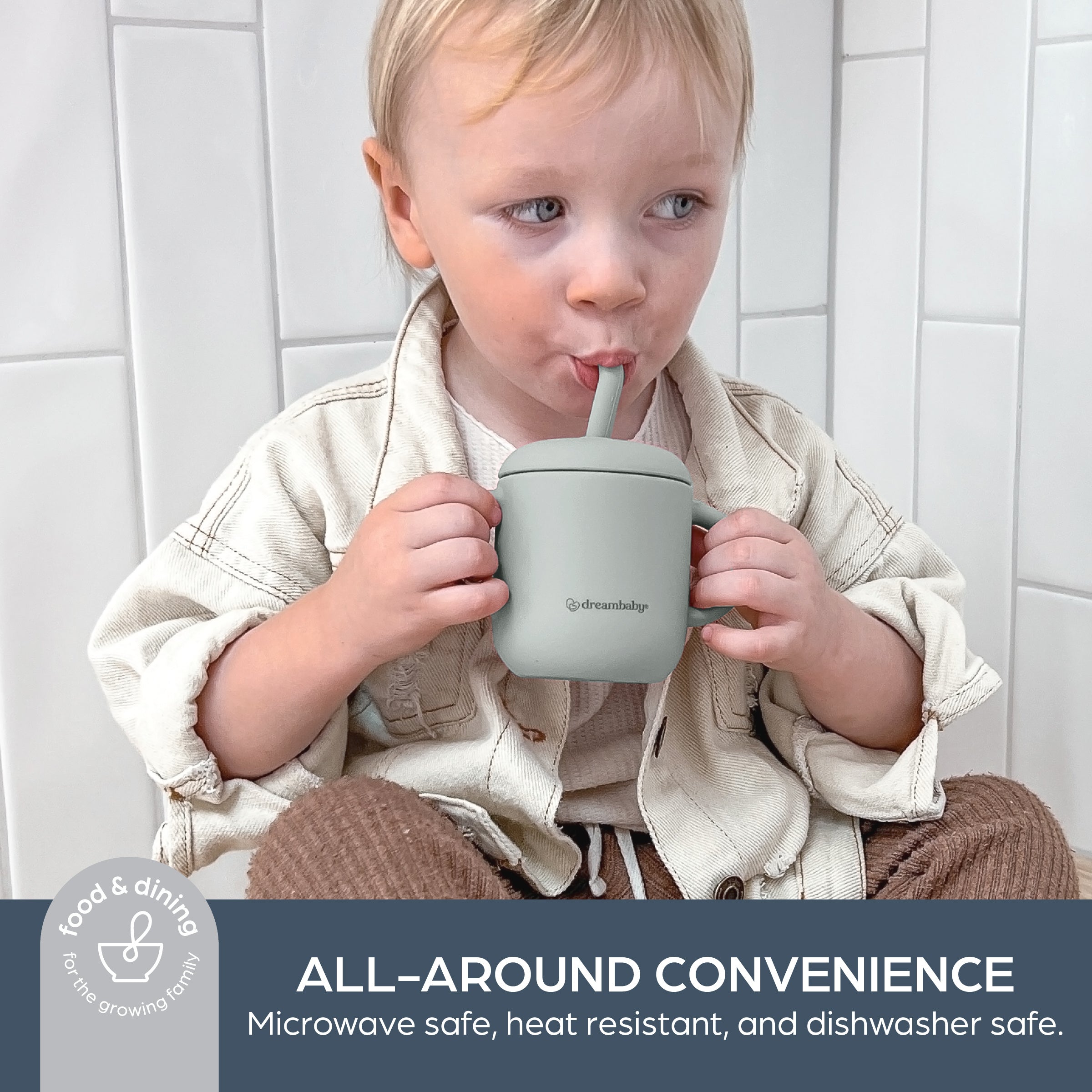 3-in-1 Drink And Snack Cup - Seafoam