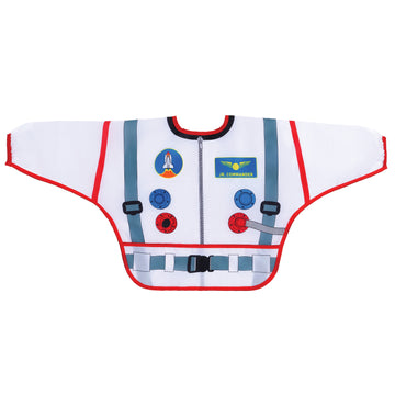 Food & Fun Character Bibs/Smocks With Sleeves 2 Pack - Astronaut & Zookeeper
