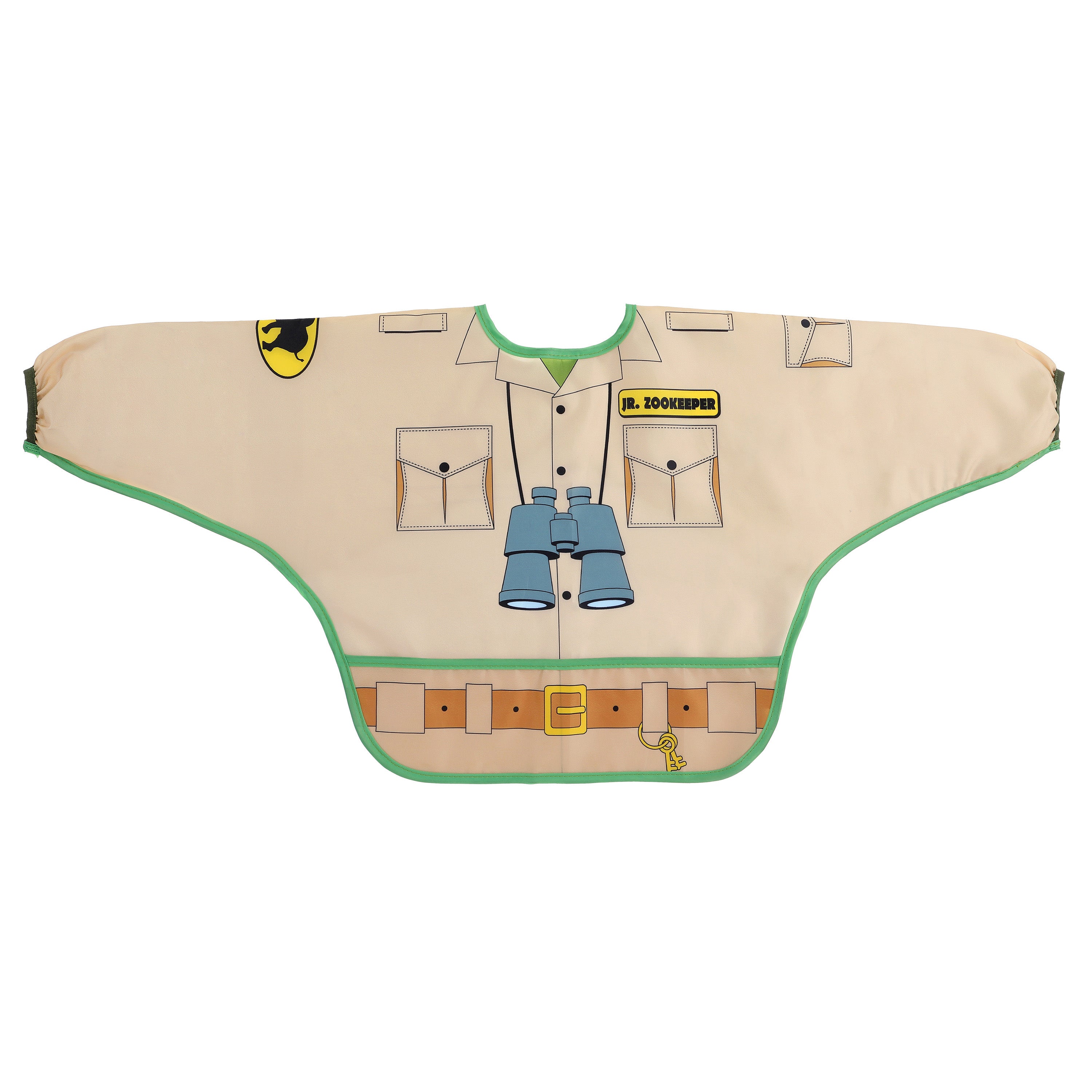 Food & Fun Character Bibs/Smocks With Sleeves 2 Pack -Astronaut & Zookeeper