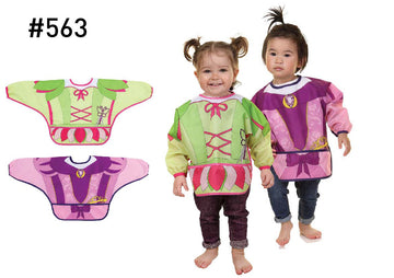 Food & Fun Character Bibs/Smocks With Sleeves 2 Pack - Princess & Fairy