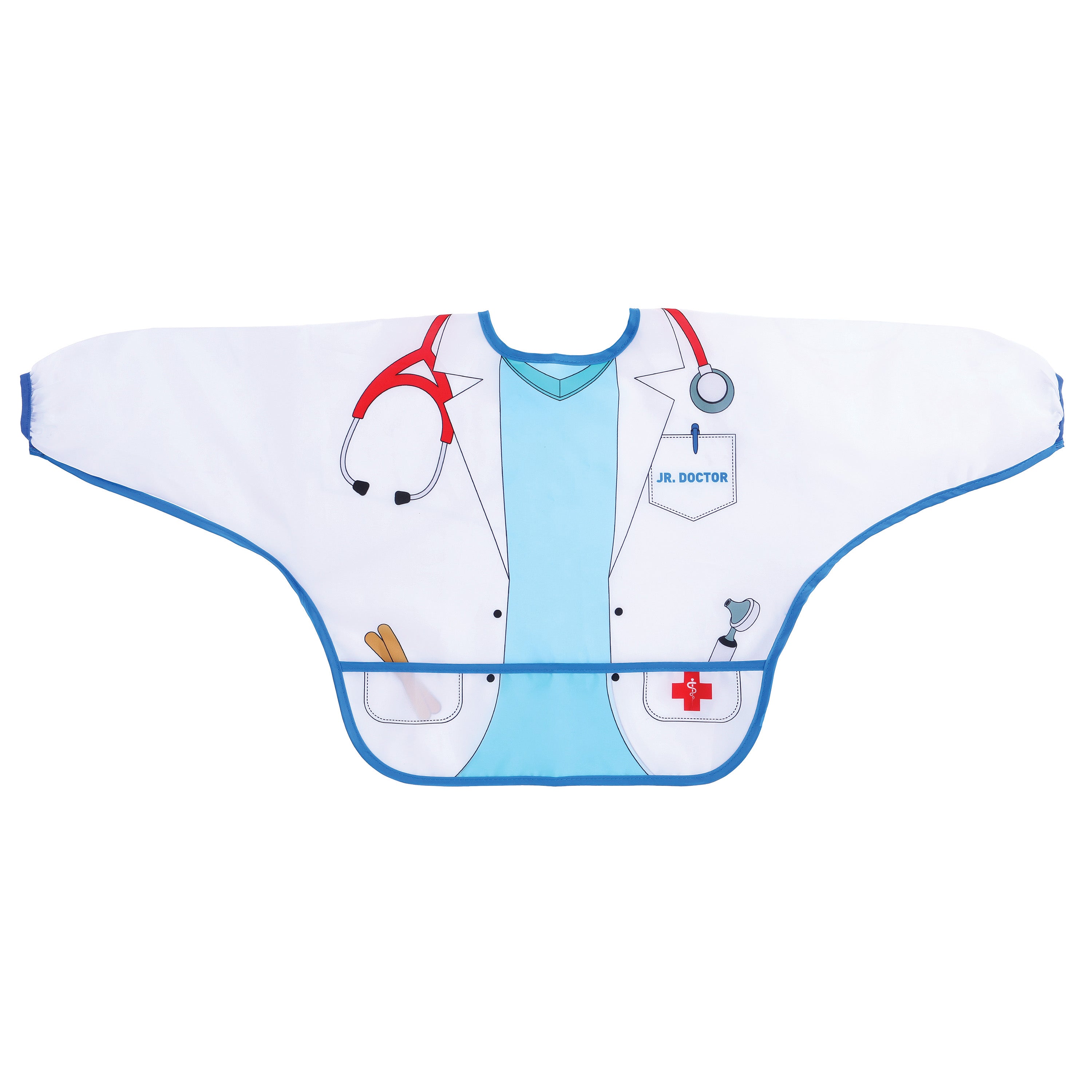 Food & Fun Character Bibs/Smocks With Sleeves 2 Pack - Doctor & Vet