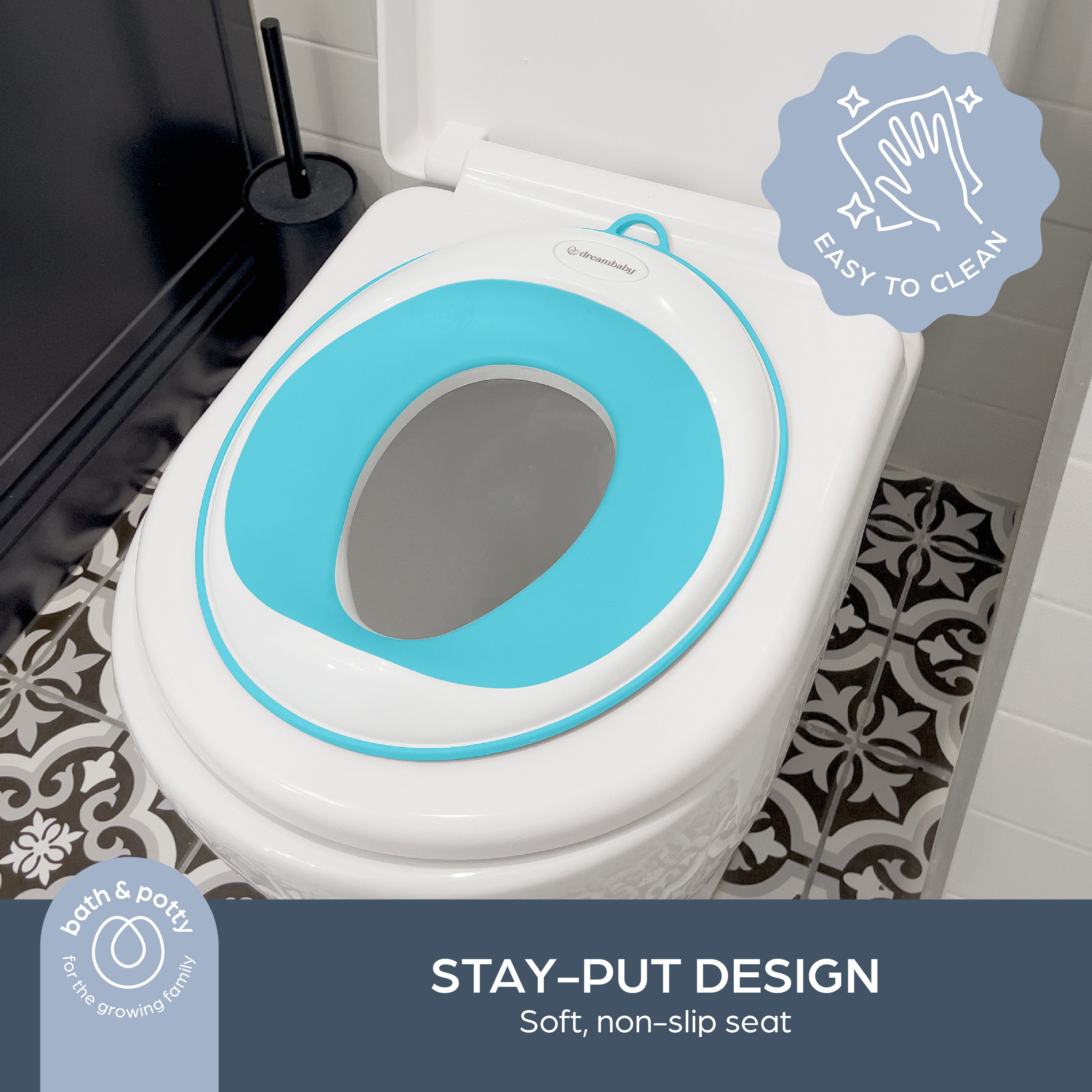 EZY-TOILET TRAINER SEAT - AQUA