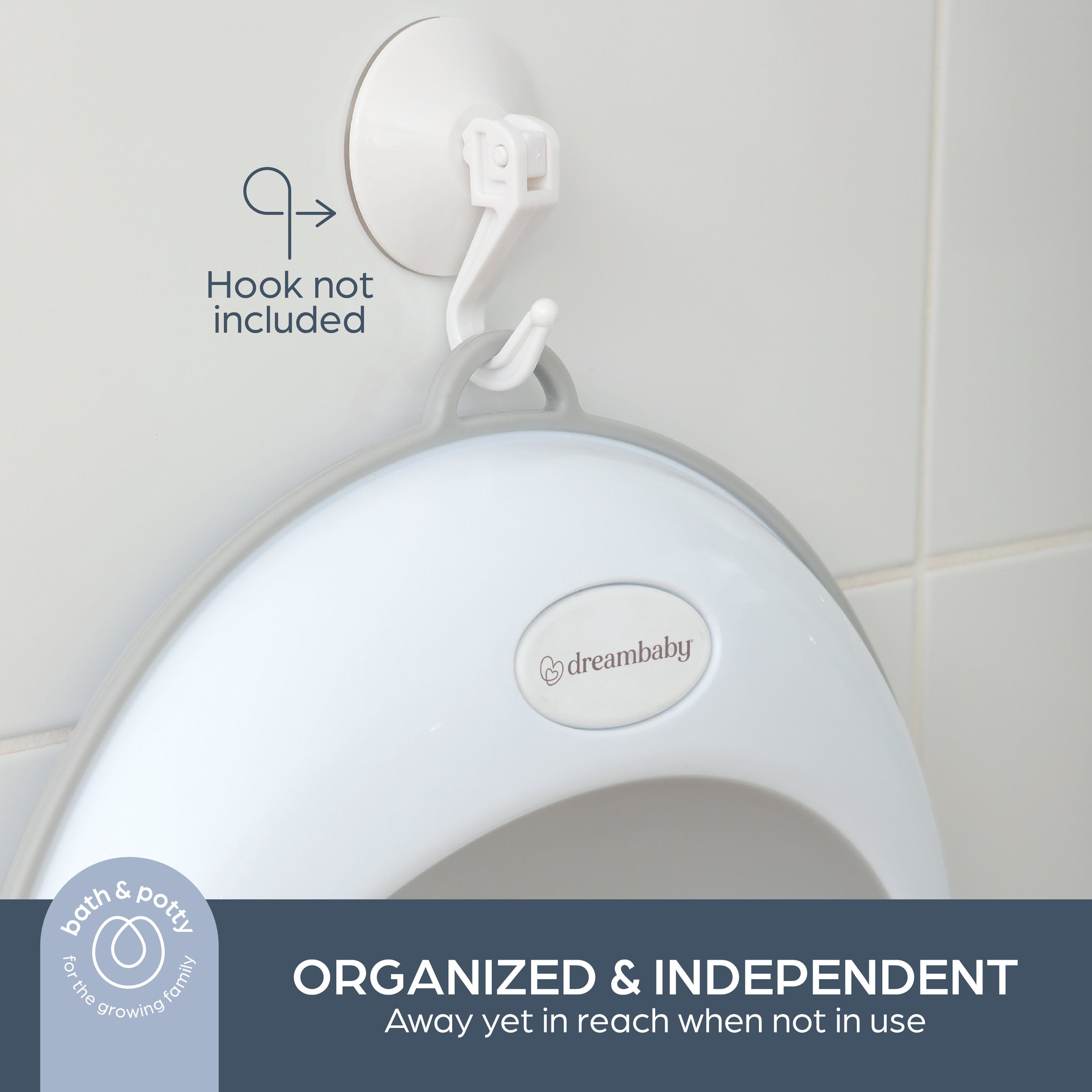 Toilet Trainer Potty Seat - Grey