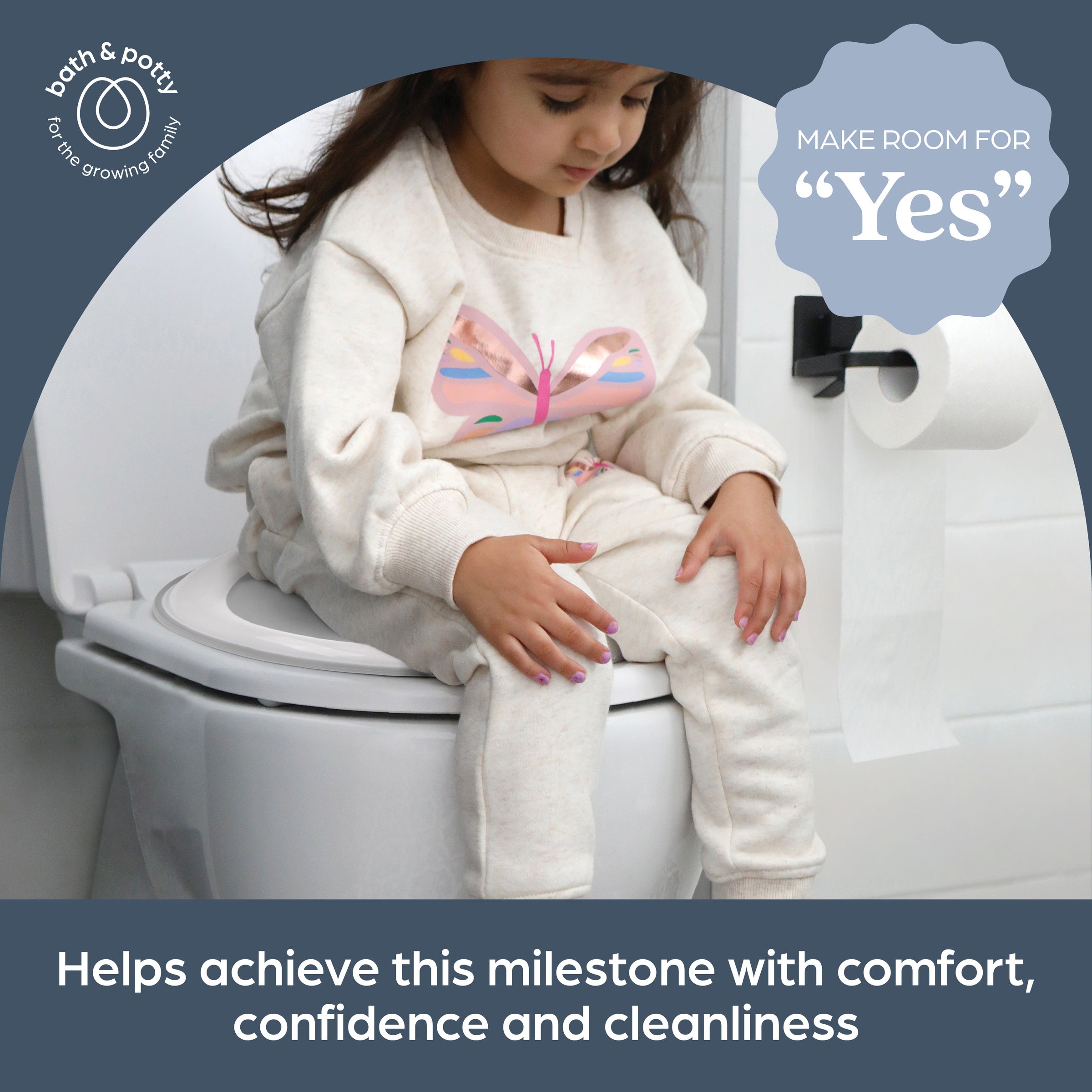 Toilet Trainer Potty Seat - Grey