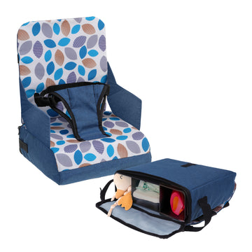 Grab 'N Go Booster Buddy - Blue Leaves