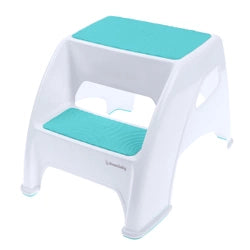 Toddler & Me™ 2 Step Stool, Aqua