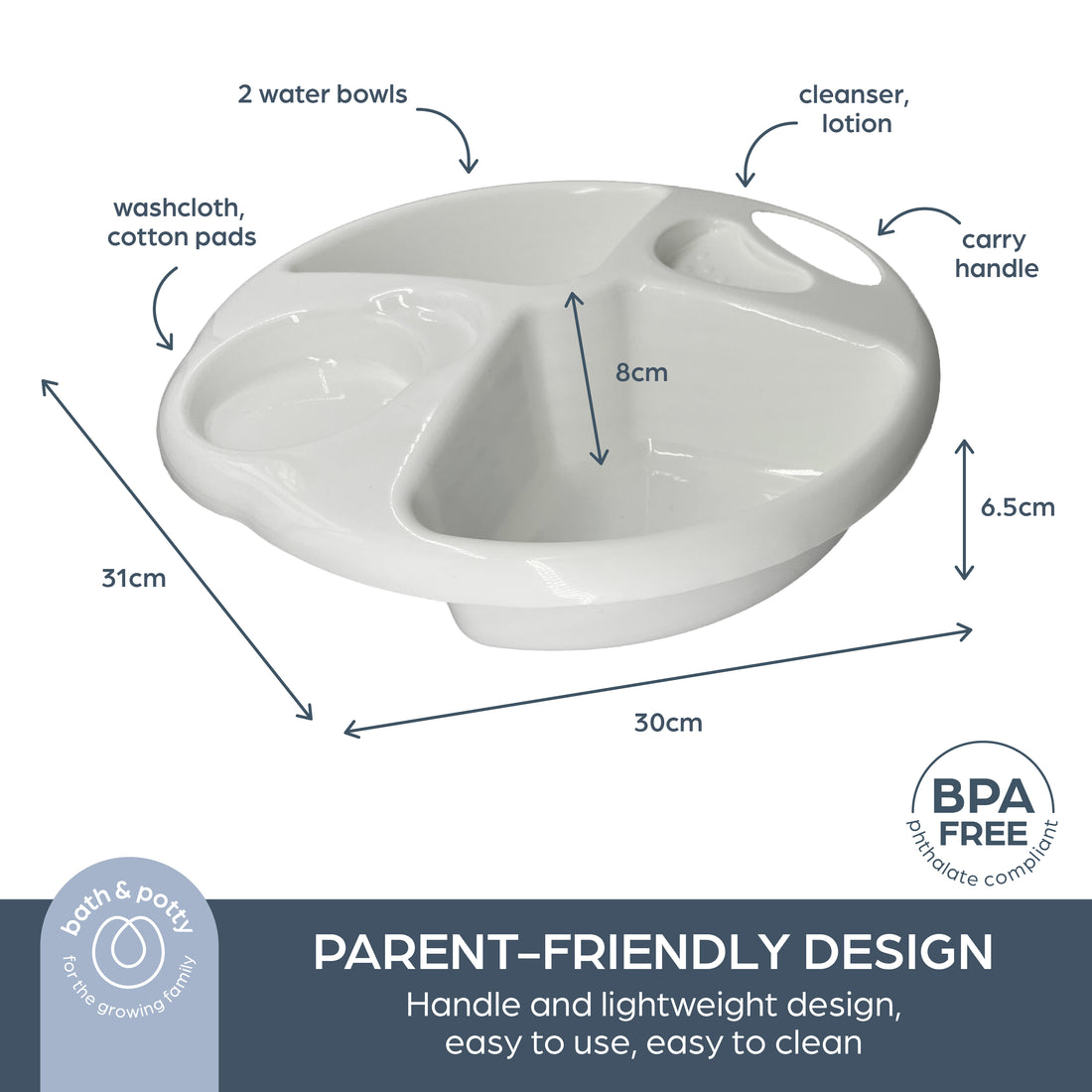 Top 'N Tail Baby Wash Bowl