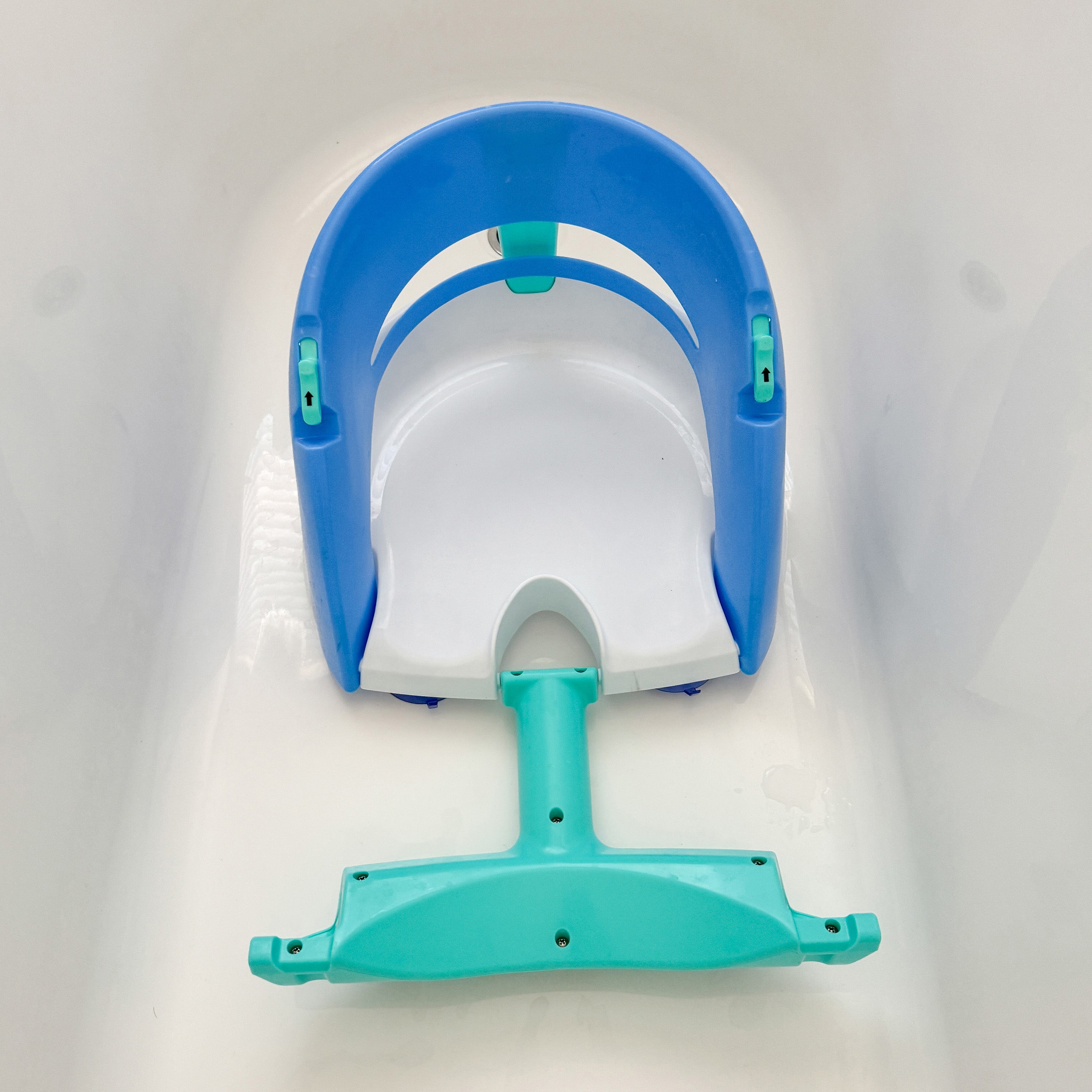 Premium Baby Bath Seat | Non-Slip Suction | Aqua/Blue