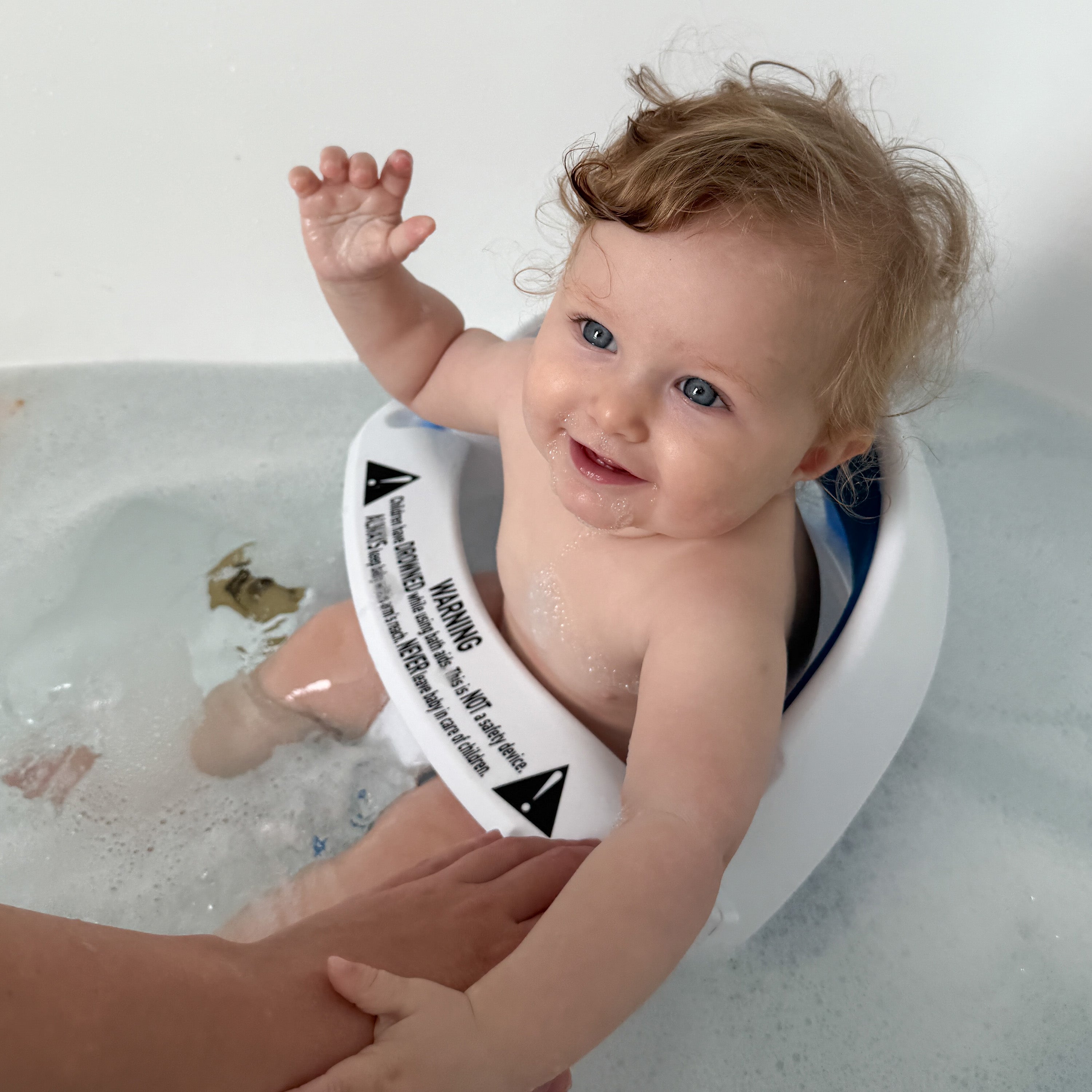 Deluxe Bath Seat With Foam Padding & Heat Sensing Indicator