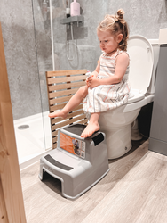 2-Up Step Stool - Black & Grey