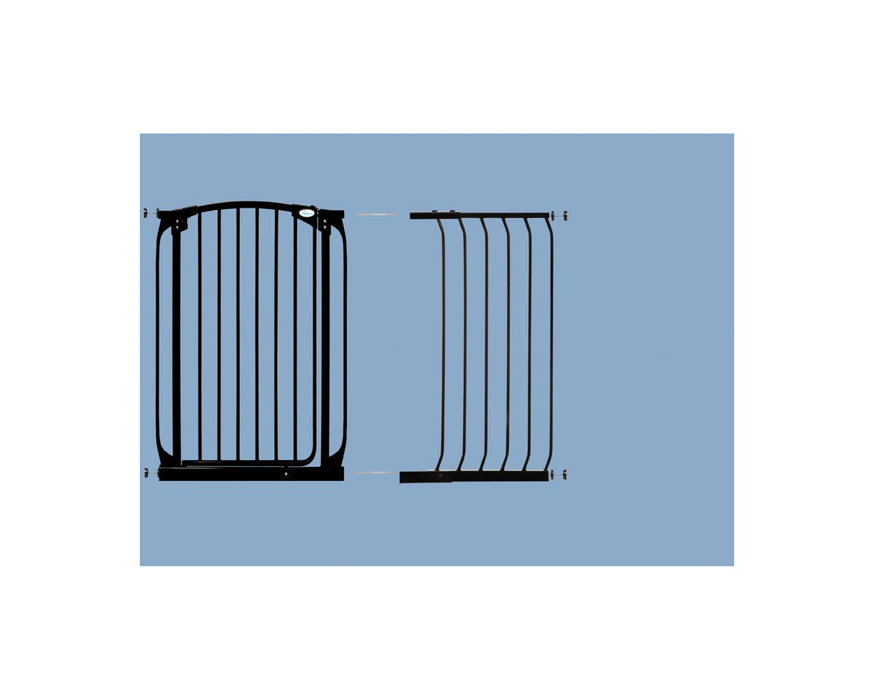 Chelsea 17.5" Xtra-Tall Gate Extension - Black
