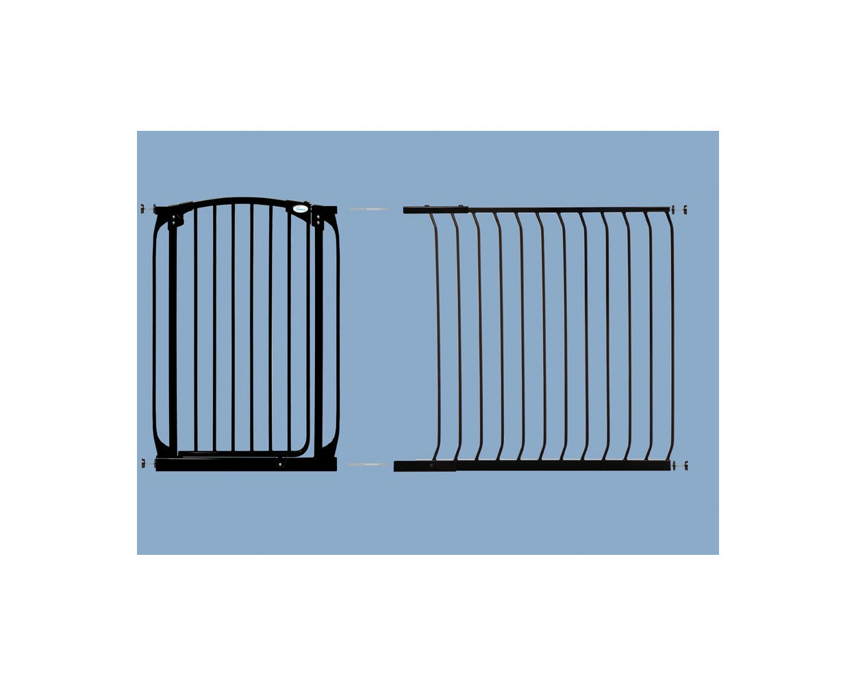Chelsea 39" Xtra-Tall Gate Extension - Black