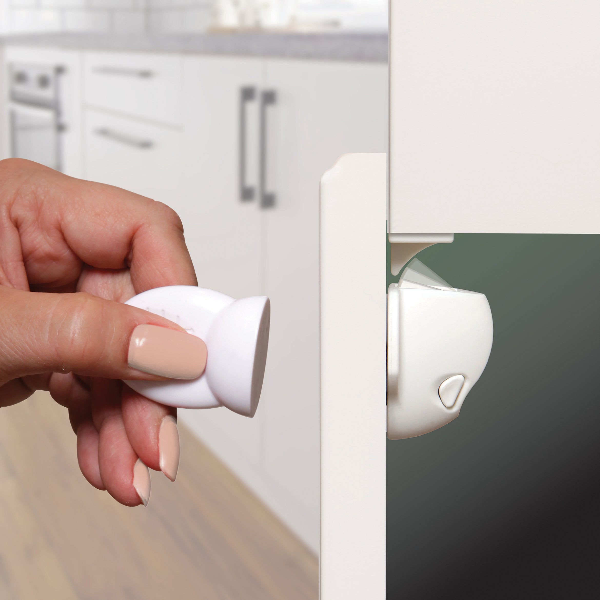 Adhesive Mag Locks®- 8 Locks And 1 Key