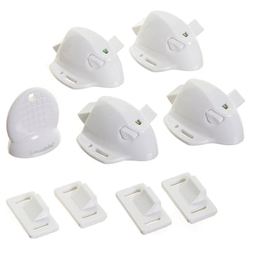 Adhesive Mag Lock® 4 Locks & 1 Key