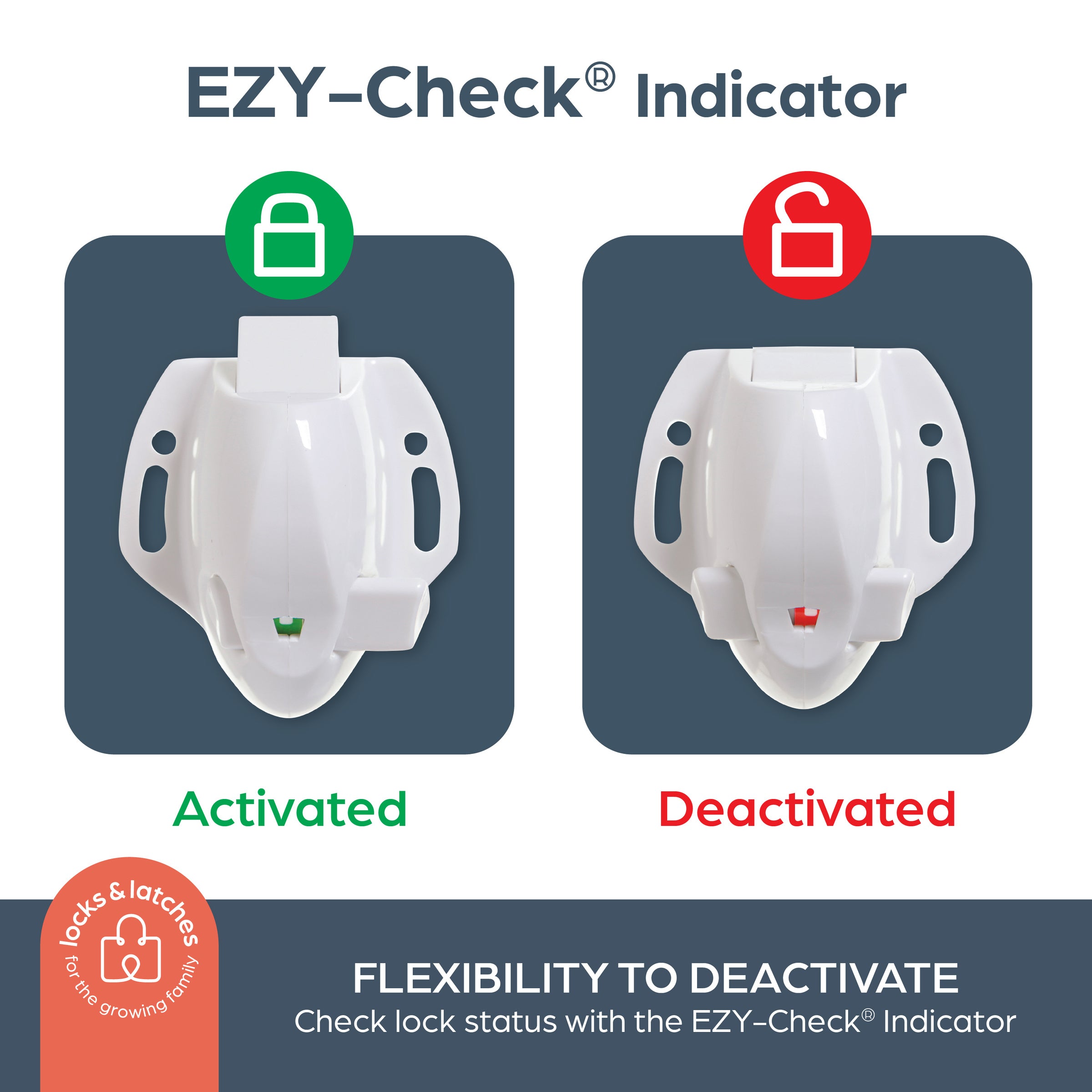 Adhesive Mag Lock - 8 Locks & 1 Key