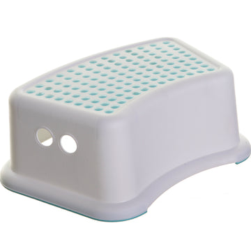 Step Stool Dots Aqua