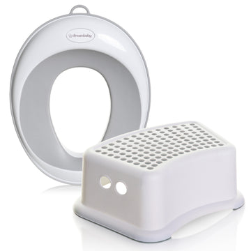 Ezy-Toilet Trainer Seat + Step Stool Grey